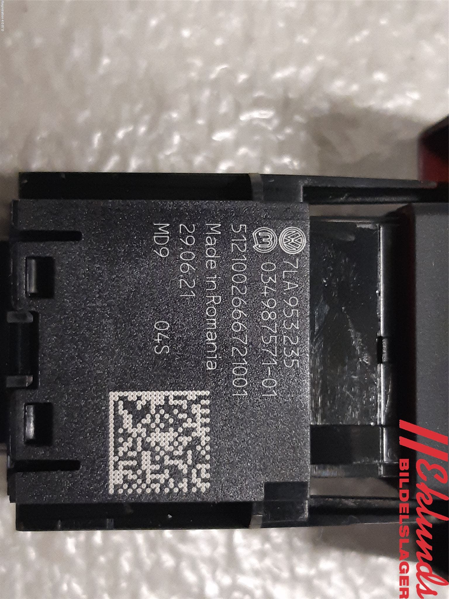 Volkswagen VW TRANSP/CARAVELLE (T6) 16-22 Strömställare Varnings