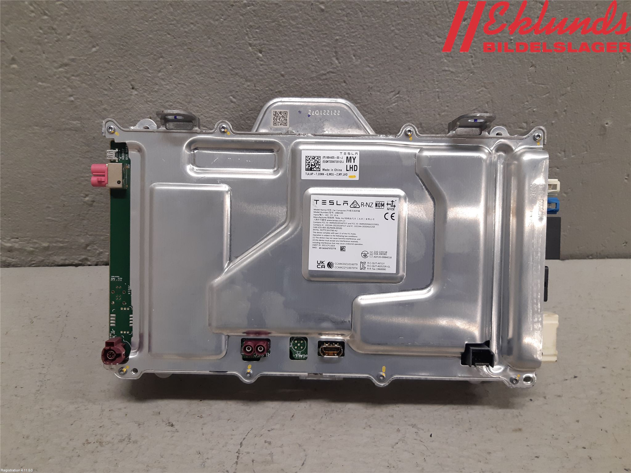 Tesla MODEL Y 21- Styrenhet Multimedia