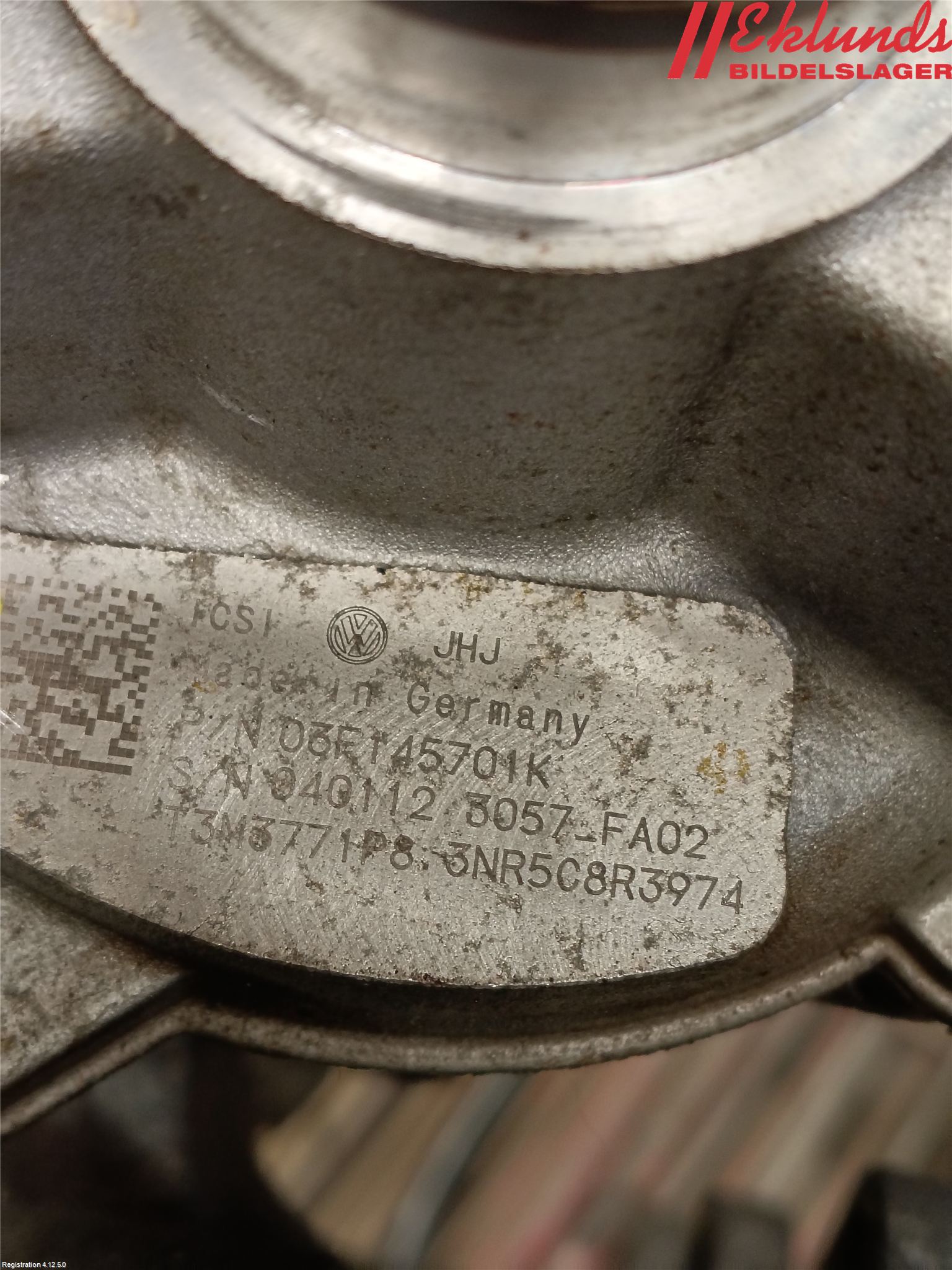 Volkswagen VW POLO 10-17 Turboaggregat