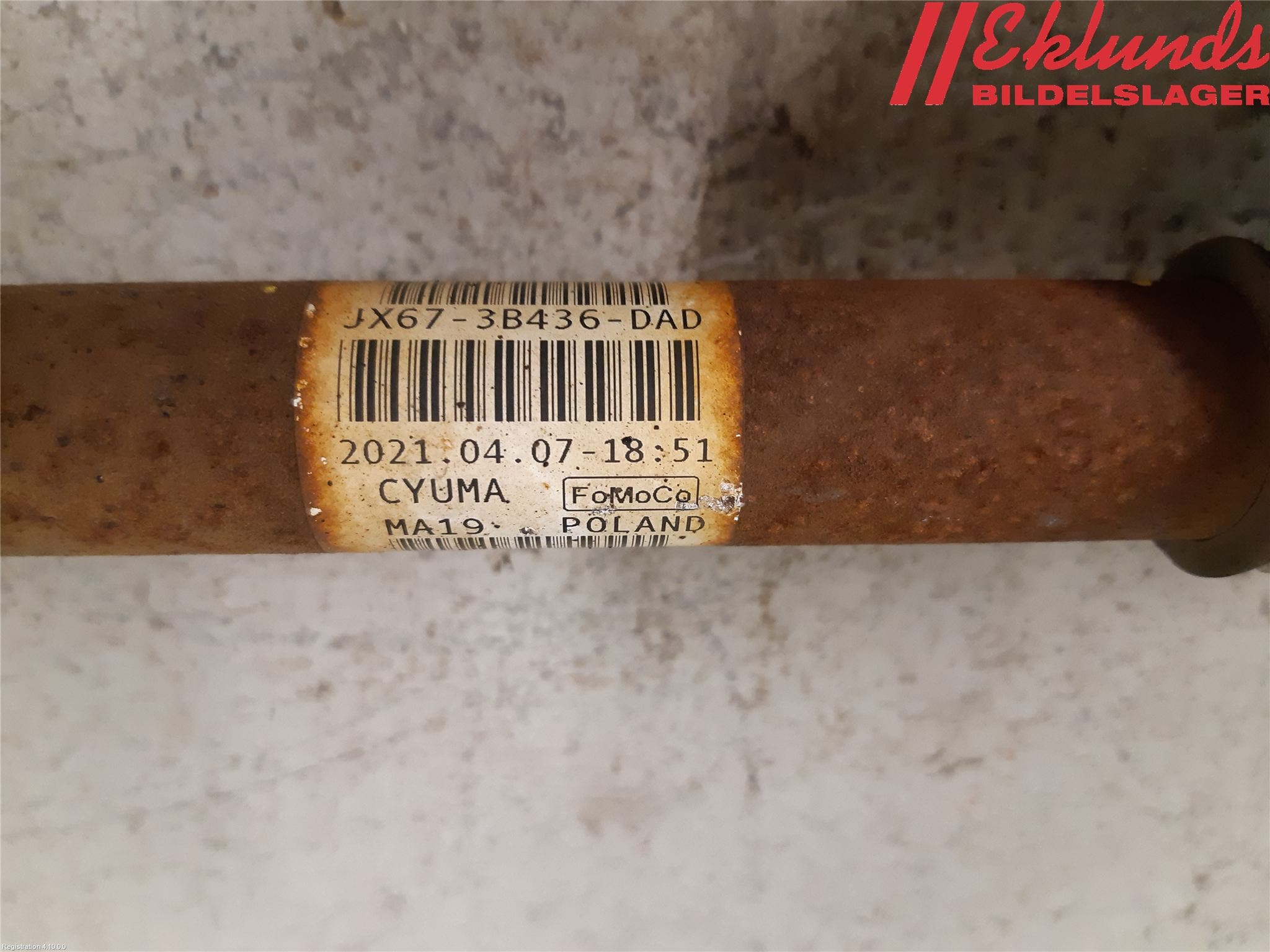 Ford FOCUS 19- Drivaxel Fram Höger