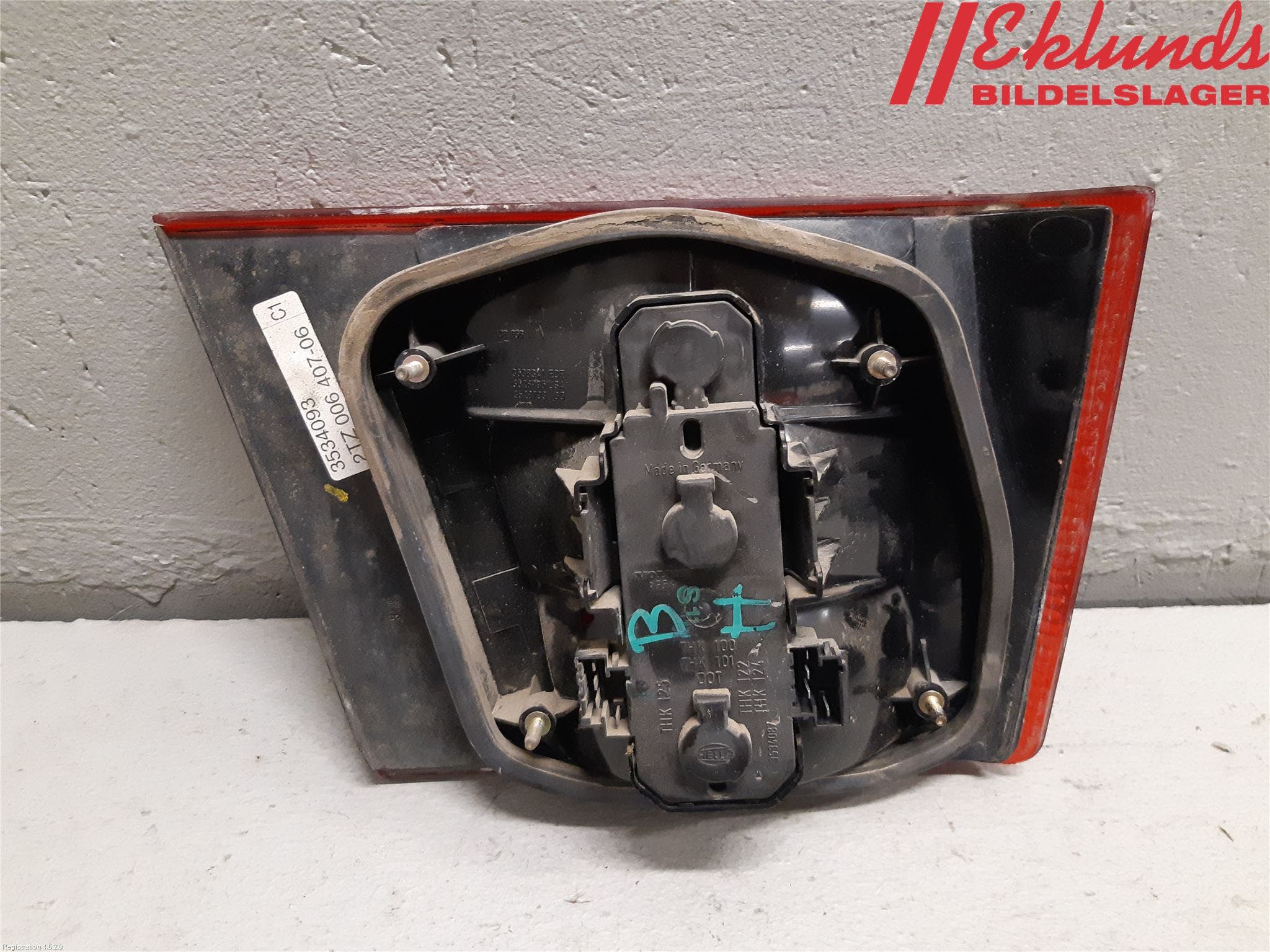 Volvo 940 91-98 Bakljus Lucka Hö