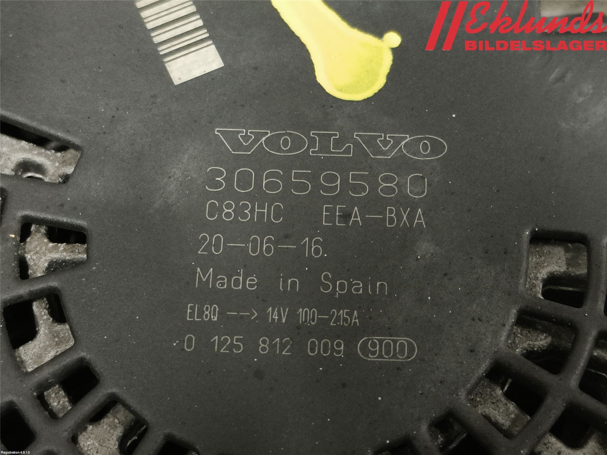 Volvo V60 CROSS COUNTRY 19- Generator