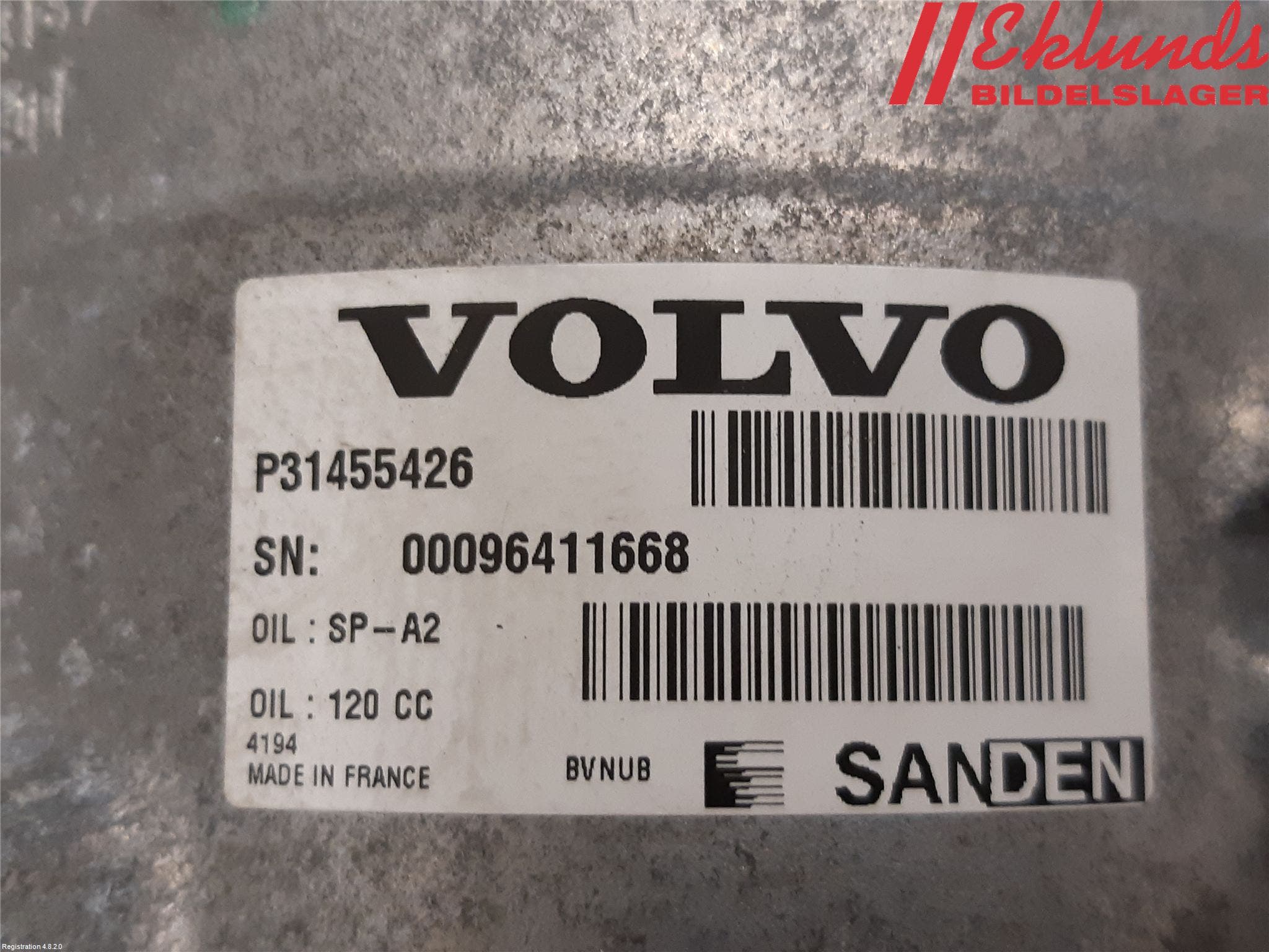 Volvo XC90/RECHARGE 16- Ac Kompressor