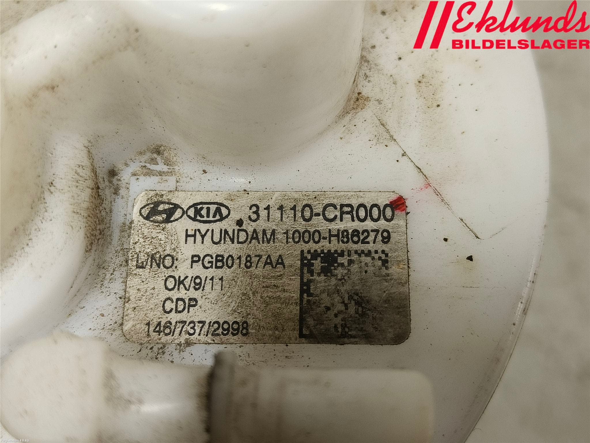 Kia XCEED 19- Bränslepump El