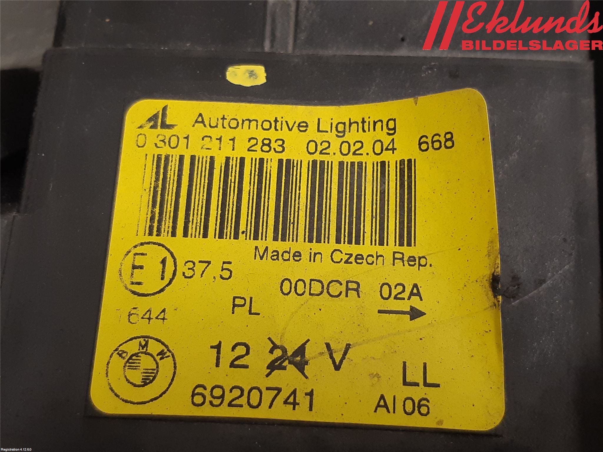 BMW 6 E63/64    02-10 Strålkastare Vänster