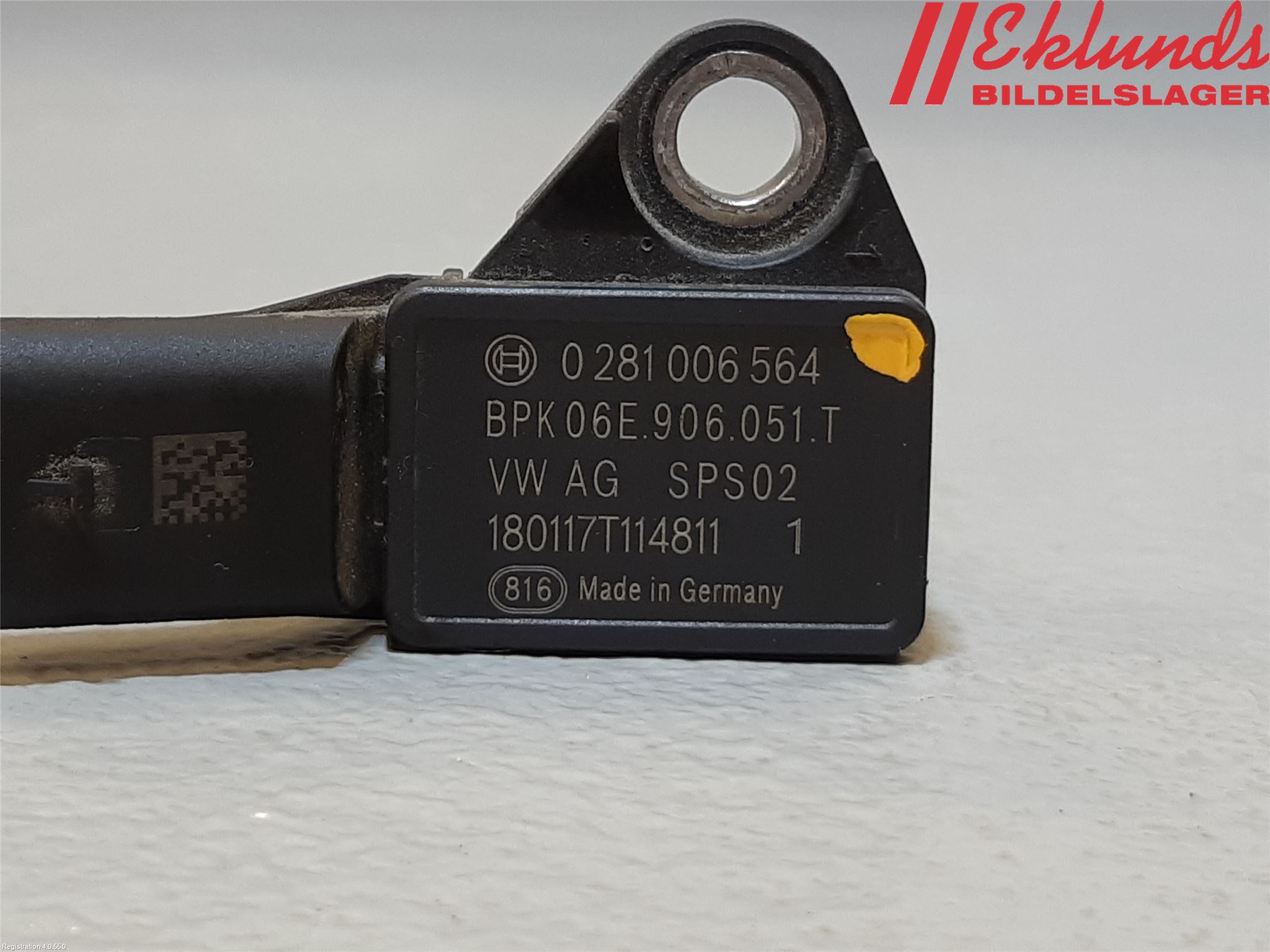 Volkswagen VW AMAROK 2H 10-22 Givare Laddluftstryck