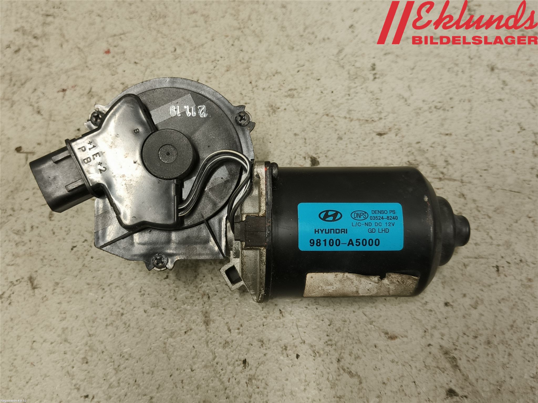 Hyundai i30 GD 13-17 Torkarmotor Vindruta
