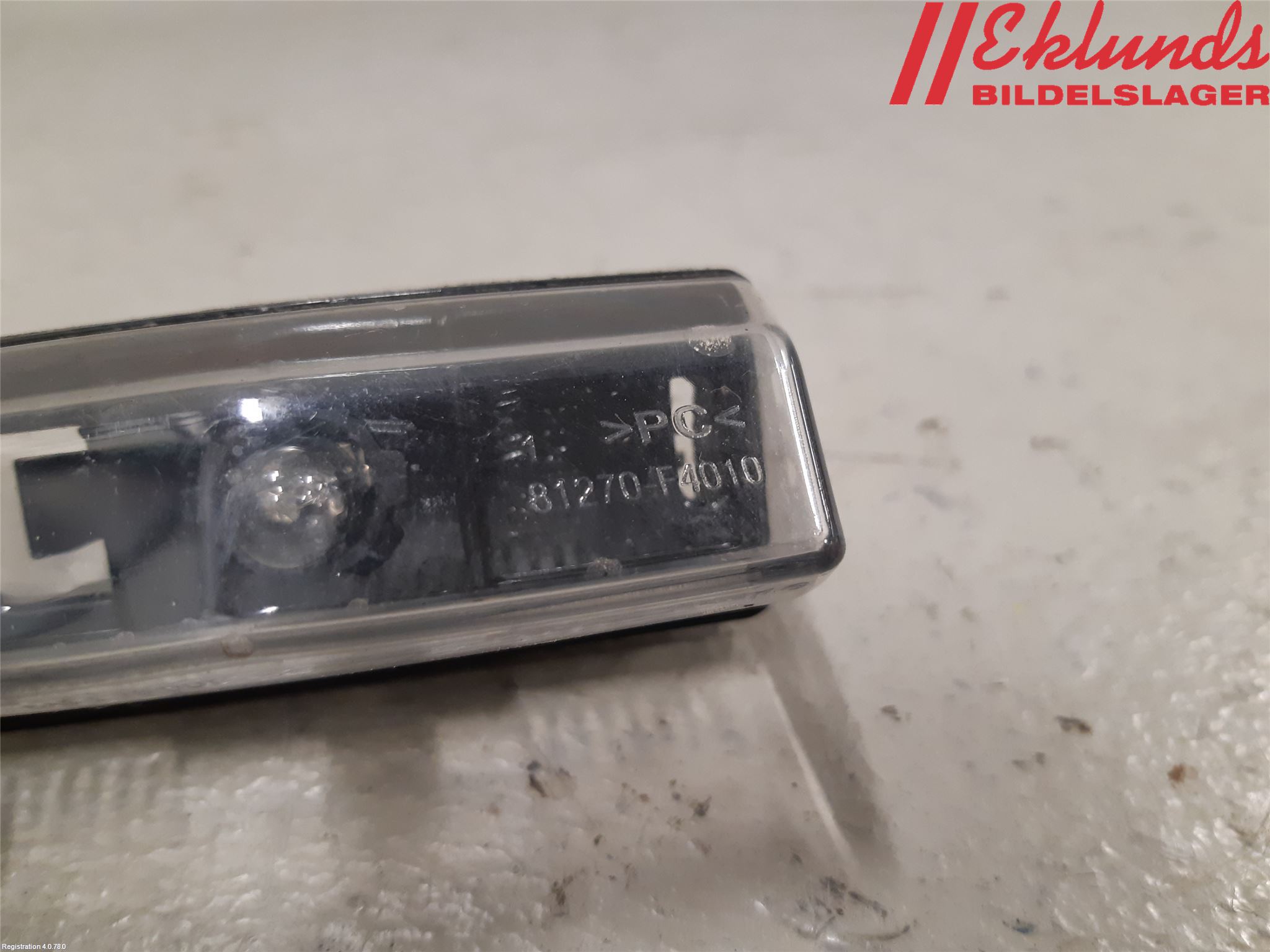 Toyota C-HR 16-23 Skylt Belysning