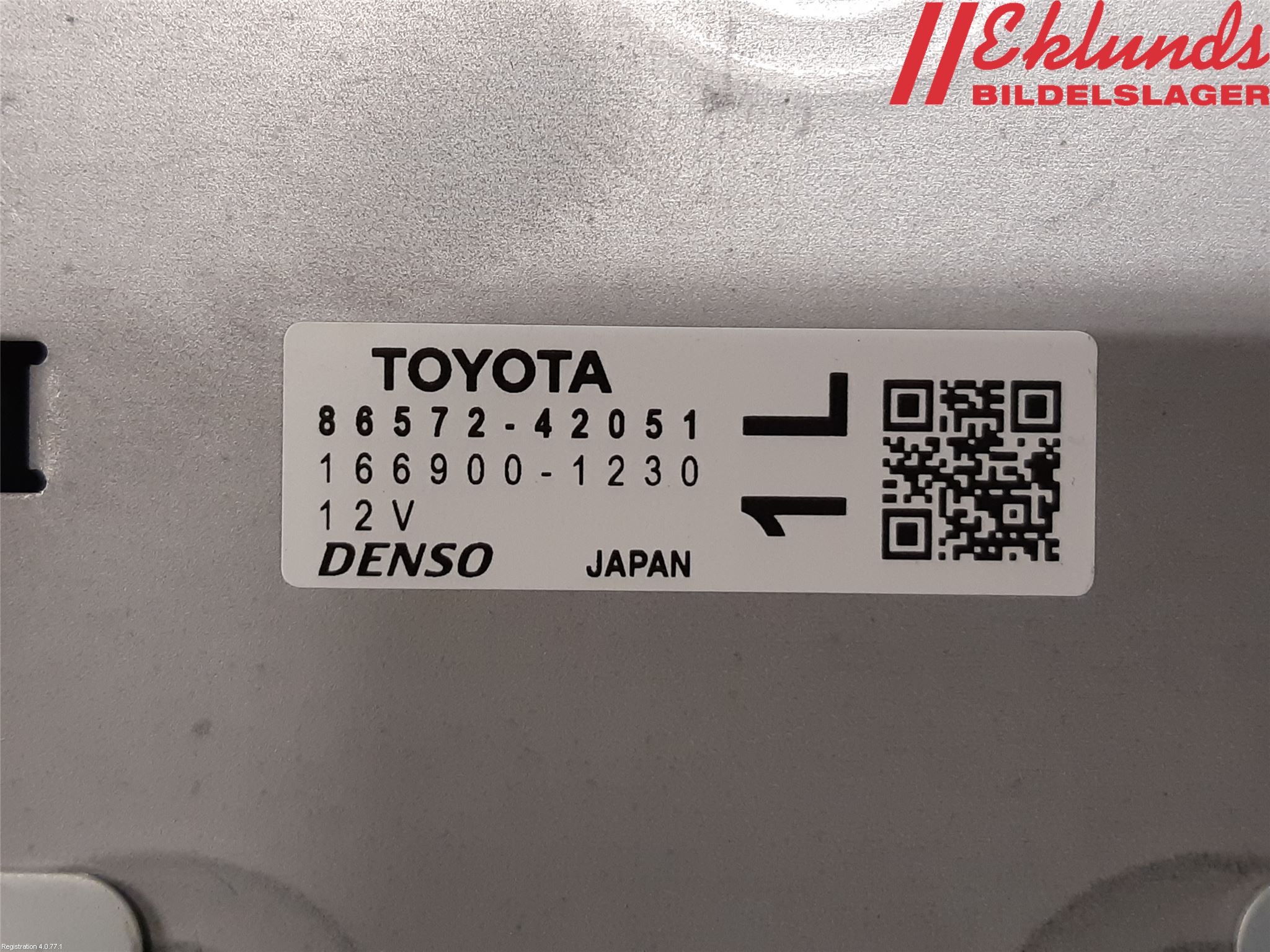 Toyota RAV4 19- Styrenhet Parkeringshjälp