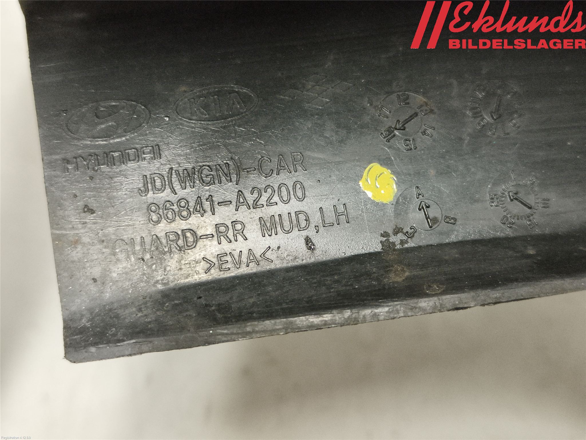 Kia CEED 12-18 Stänkskydd