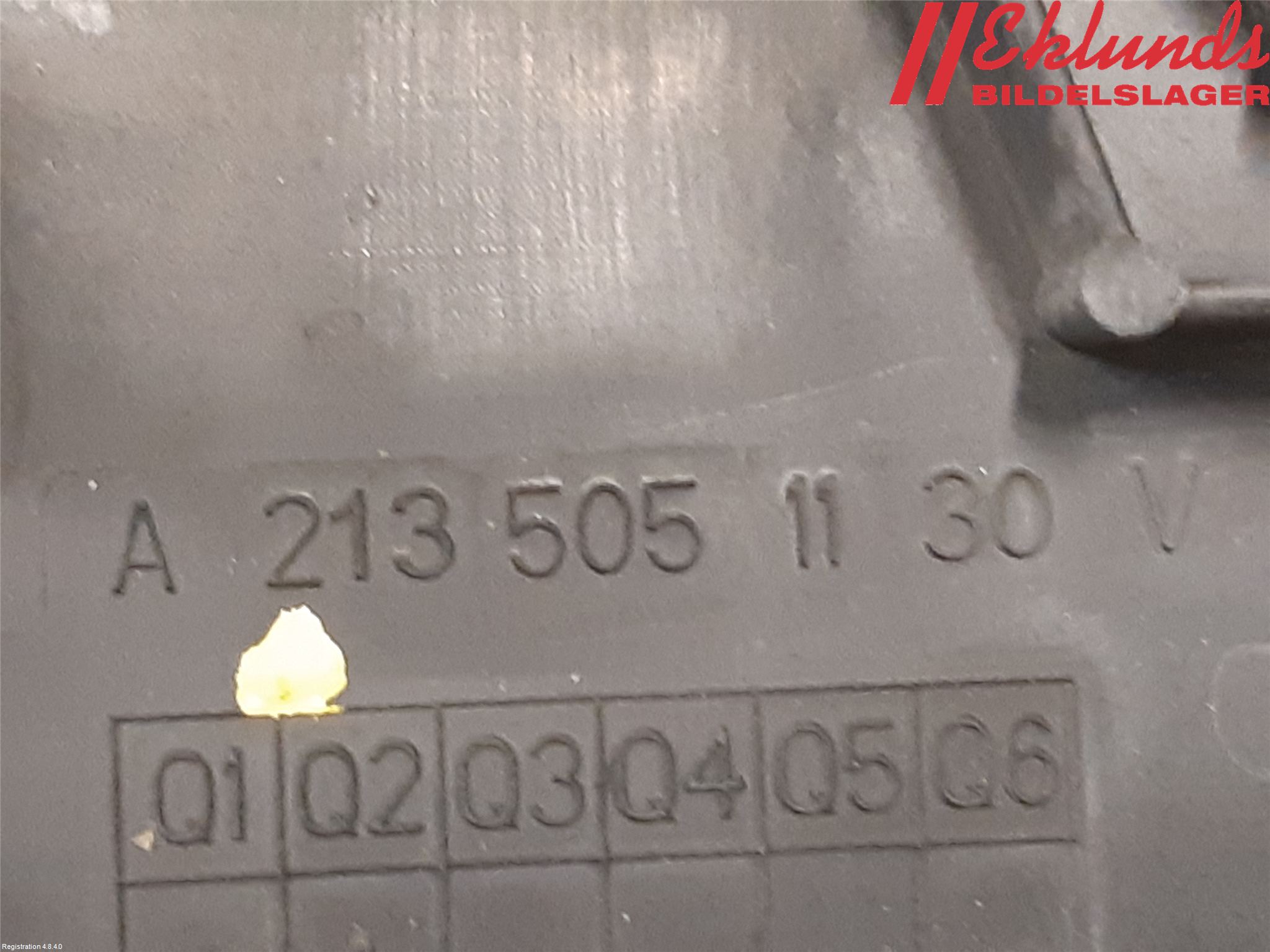 Mercedes-Benz MB E-KLASS (W213) 16-23 Deflektor Plåt-Plast Kylning