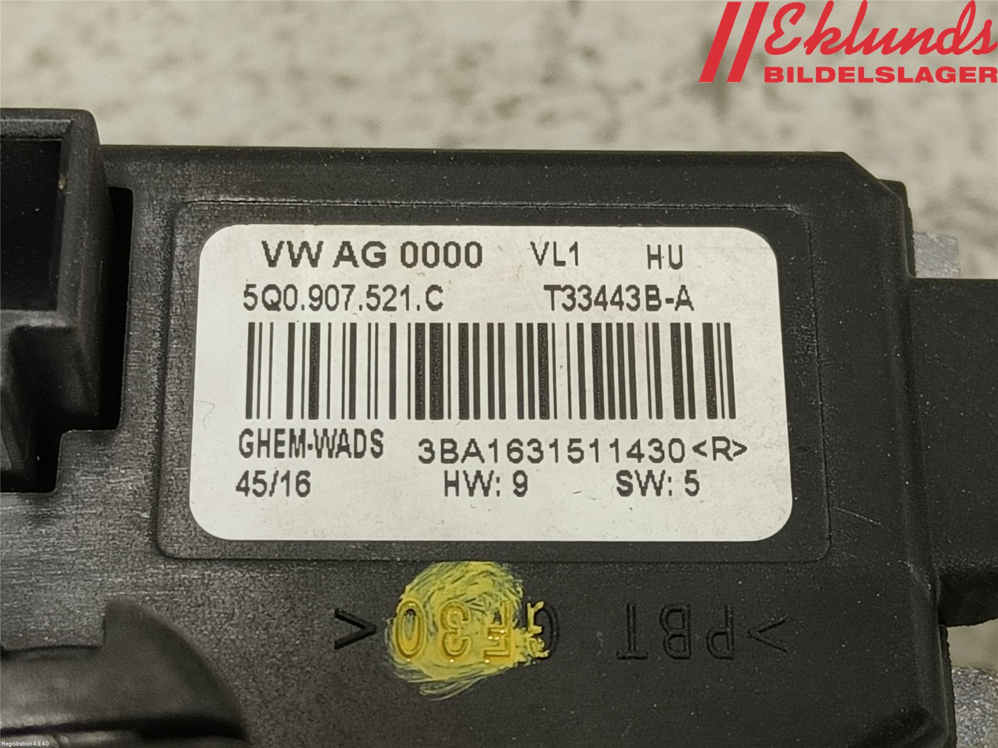 Volkswagen VW GOLF / E-GOLF VII 13-20 Värmefläktsmotstånd