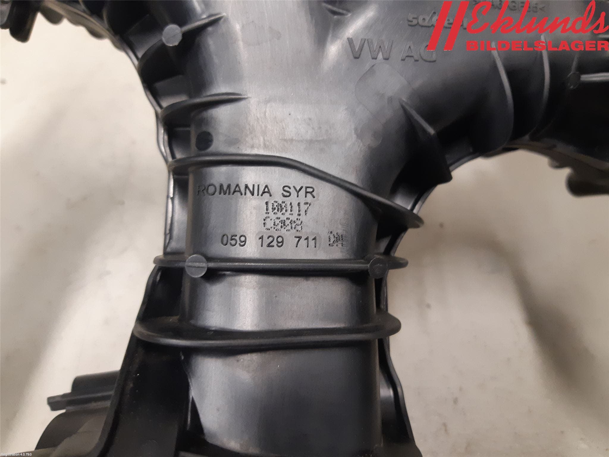Volkswagen VW AMAROK 2H 10-22 Grenrör Insug