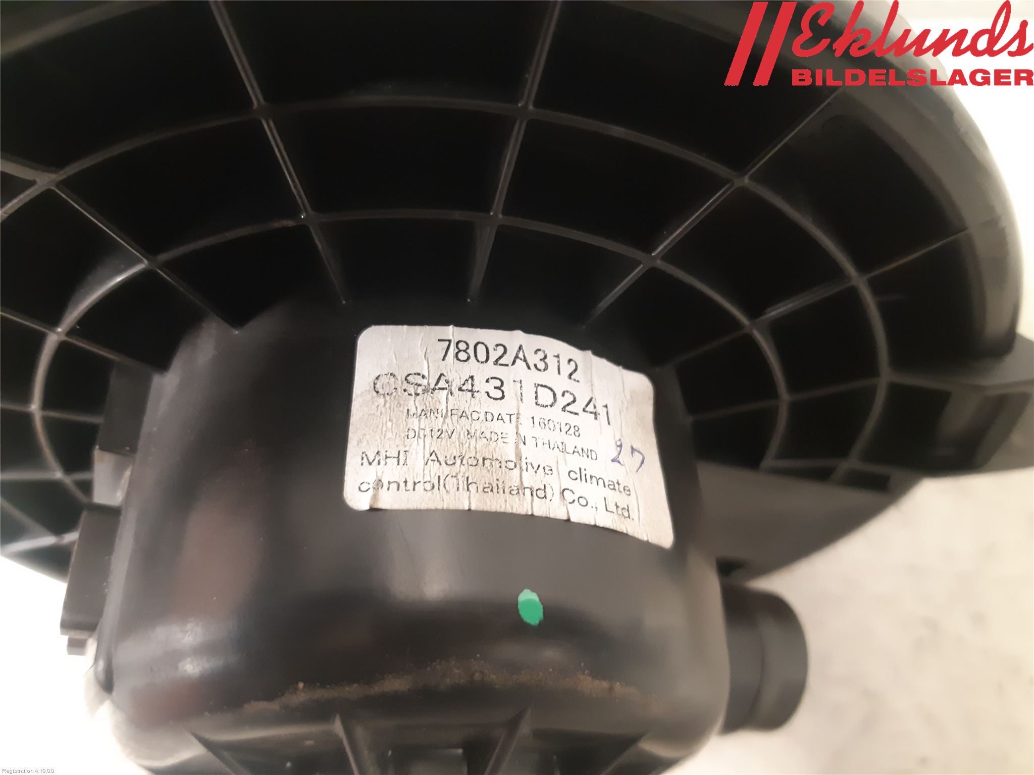 Fiat FULLBACK 16-19 Värmefläkt