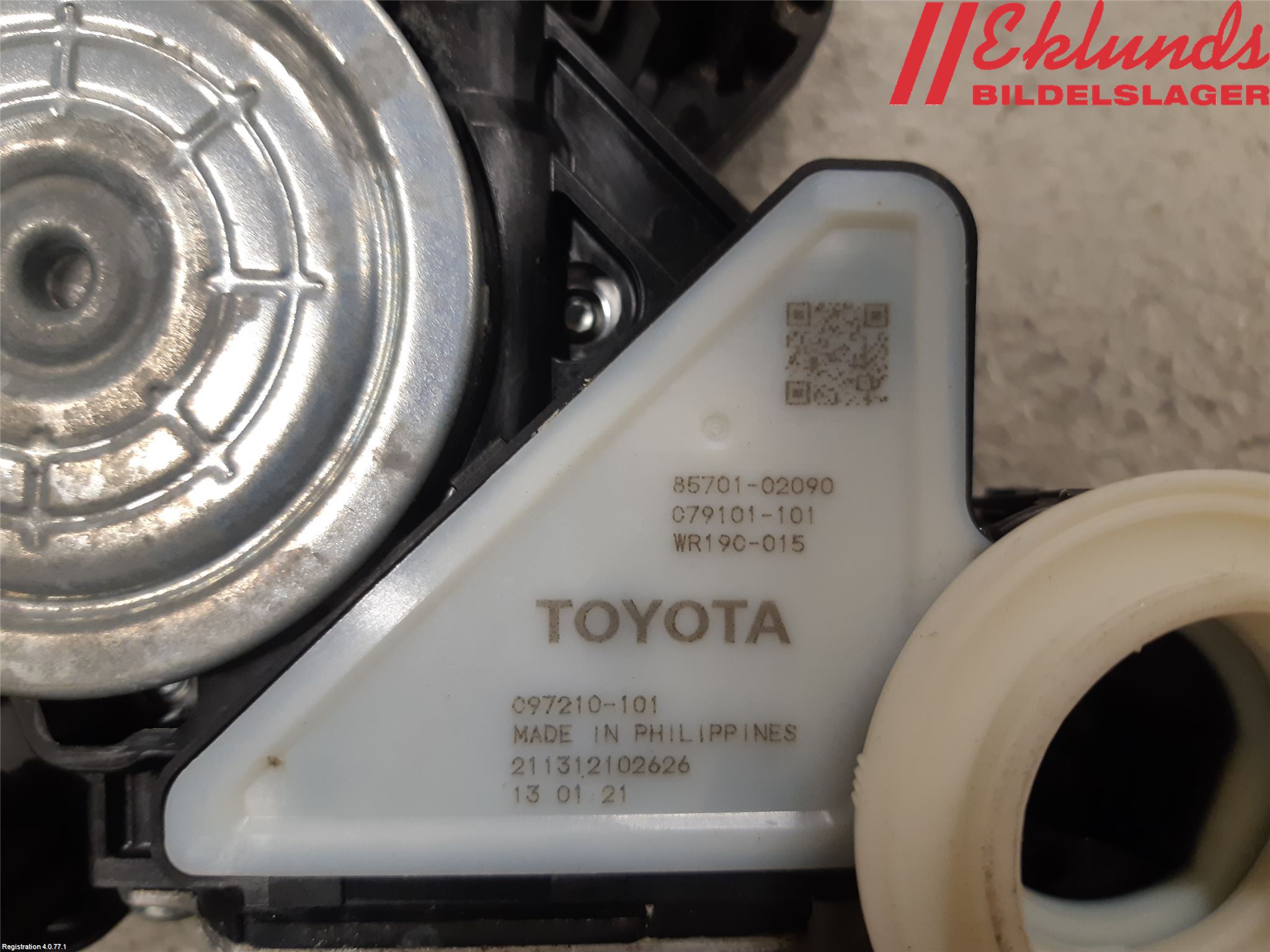 Toyota COROLLA 19- Fönsterhiss El Kompl