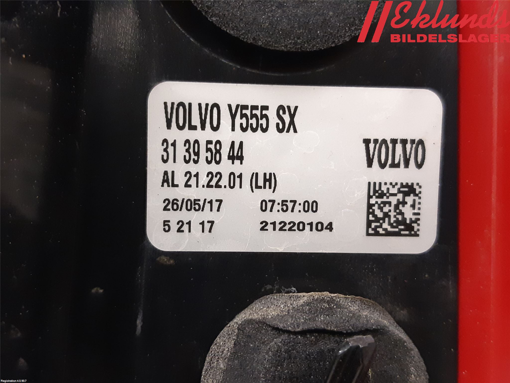 Volvo V40 CROSS COUNTRY 13-19 Bakljus Vänster