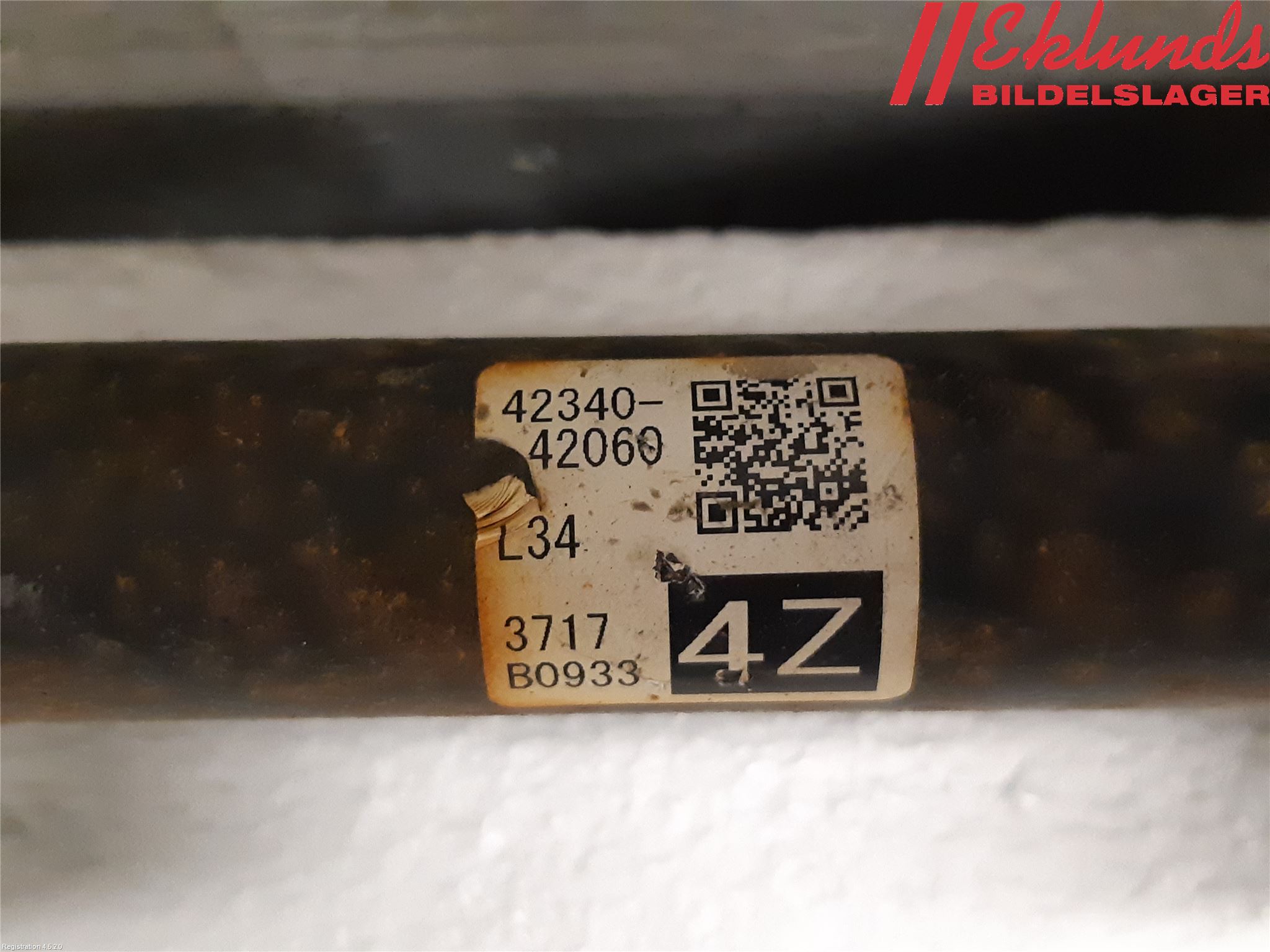 Toyota RAV4 19- Drivaxel Bak Vänster