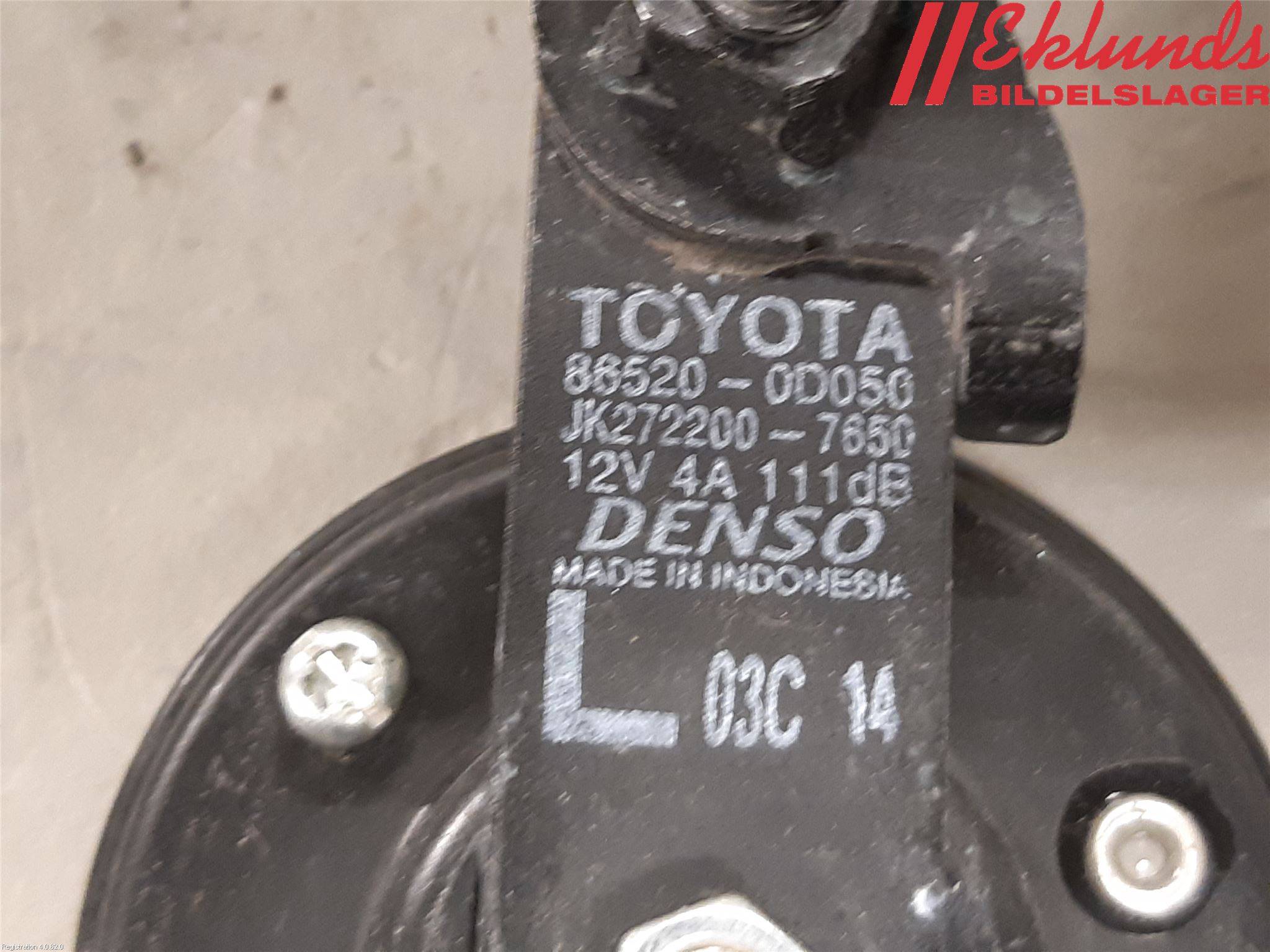 Toyota COROLLA 19- Signalhorn