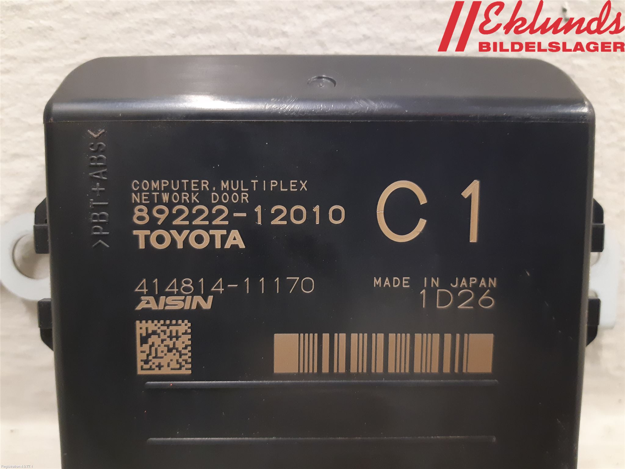 Toyota COROLLA 19- Styrenhet Övrigt
