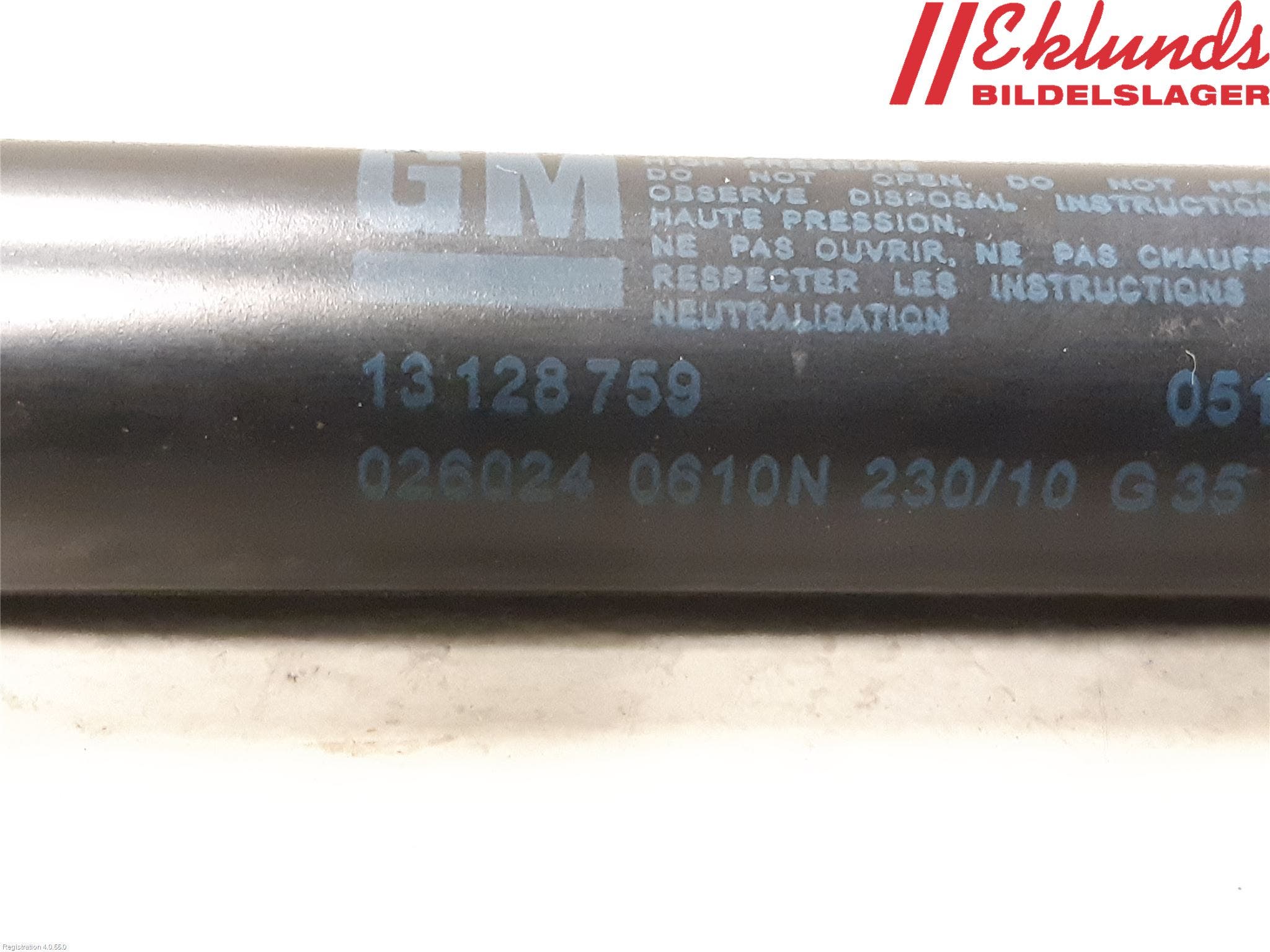 Opel ZAFIRA B 06-14 Gasfjäder Baklucka