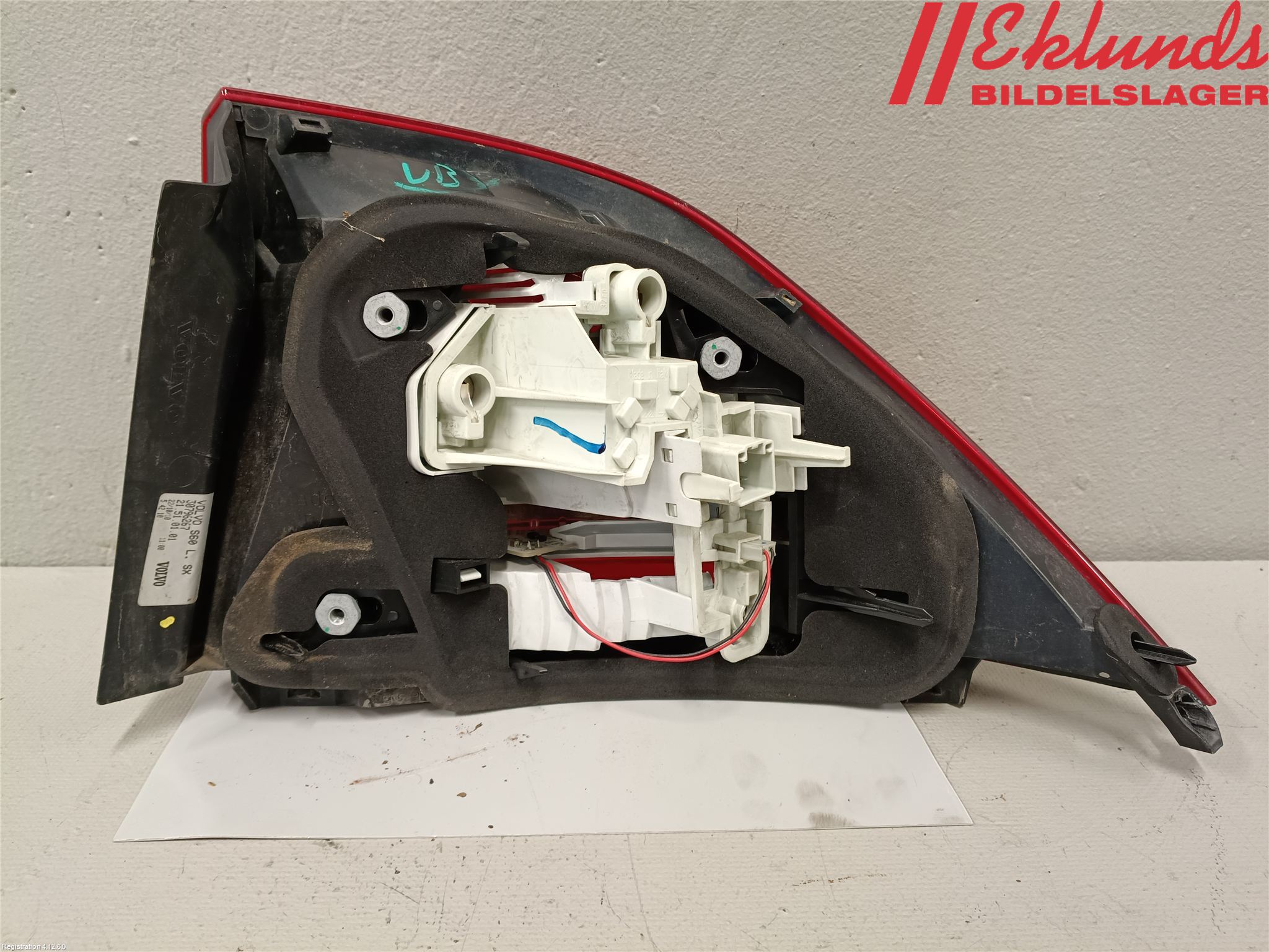 Volvo S60 11-13 Bakljus Vänster