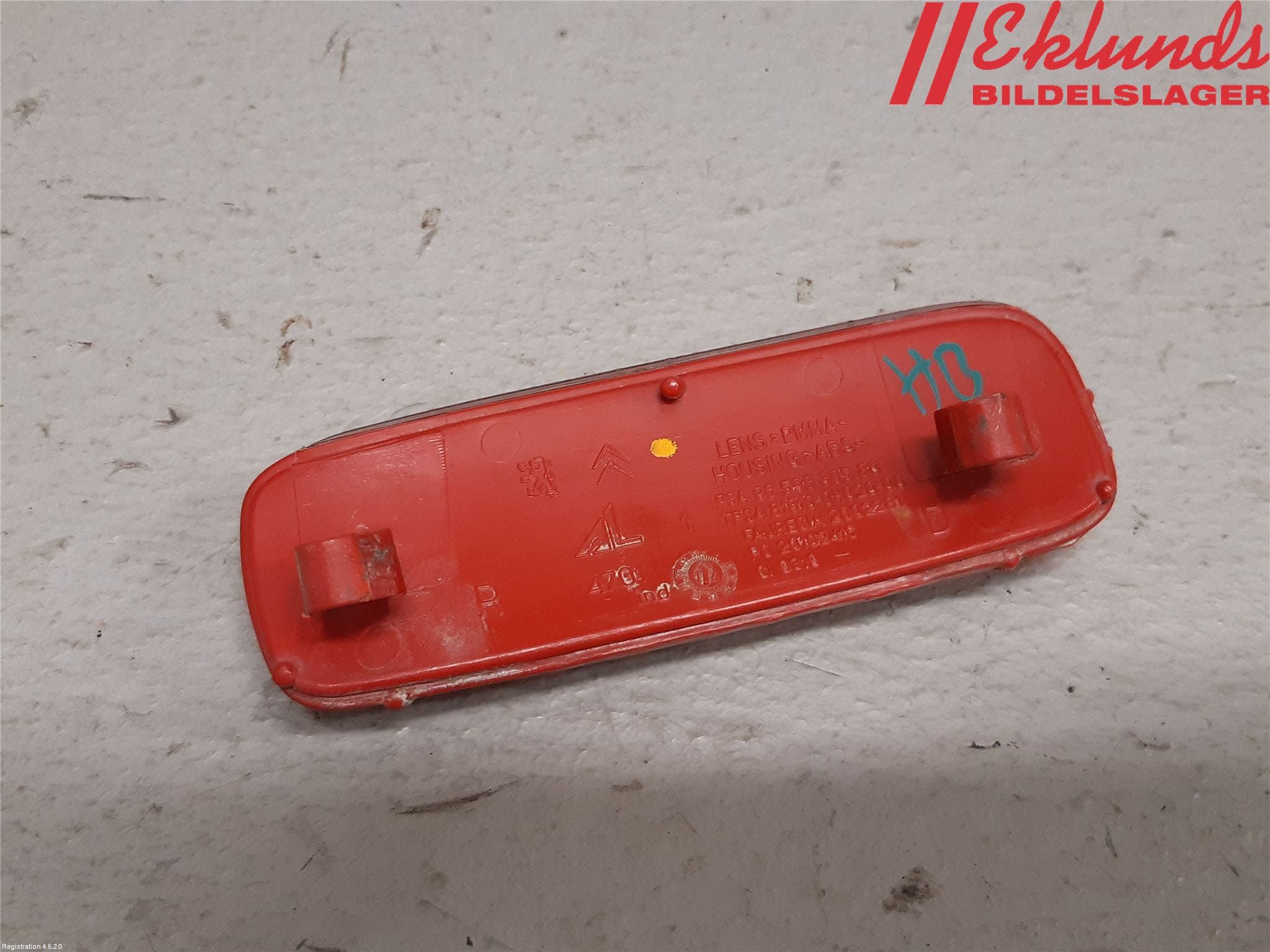 Peugeot EXPERT 07-14 Dimljus/Reflex Bak