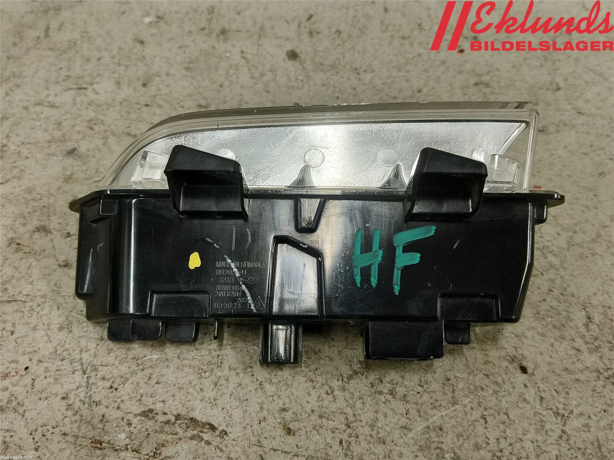 Renault CLIO IV 12-16 Positionsljus Fram Hö