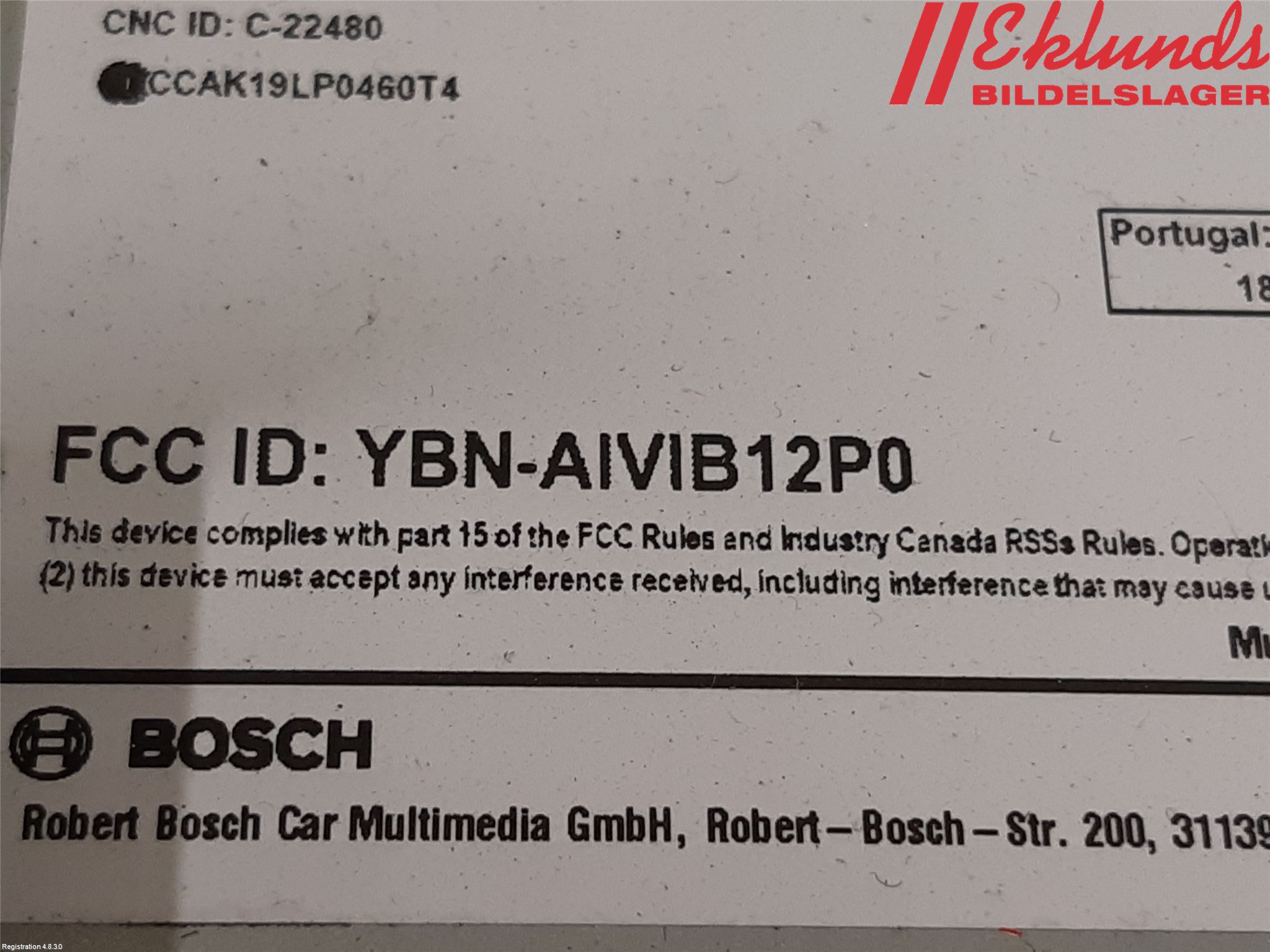 Nissan LEAF 18- Cd Radio - Multimediapanel