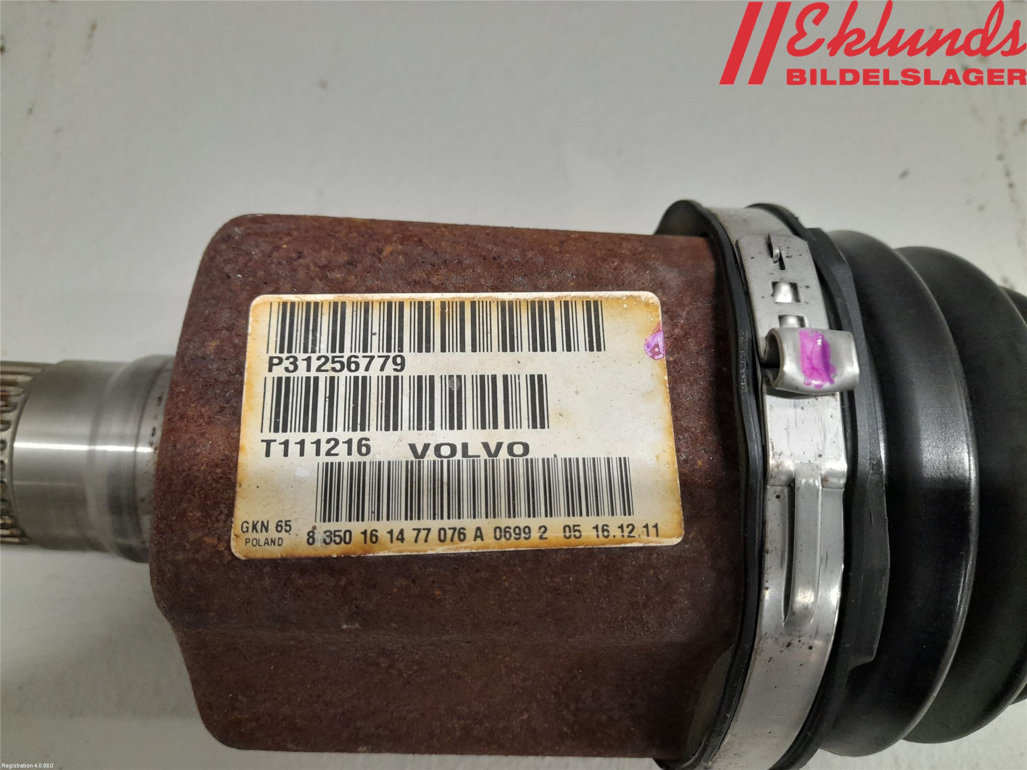 Volvo V60 11-13 Drivaxel Fram Vänster