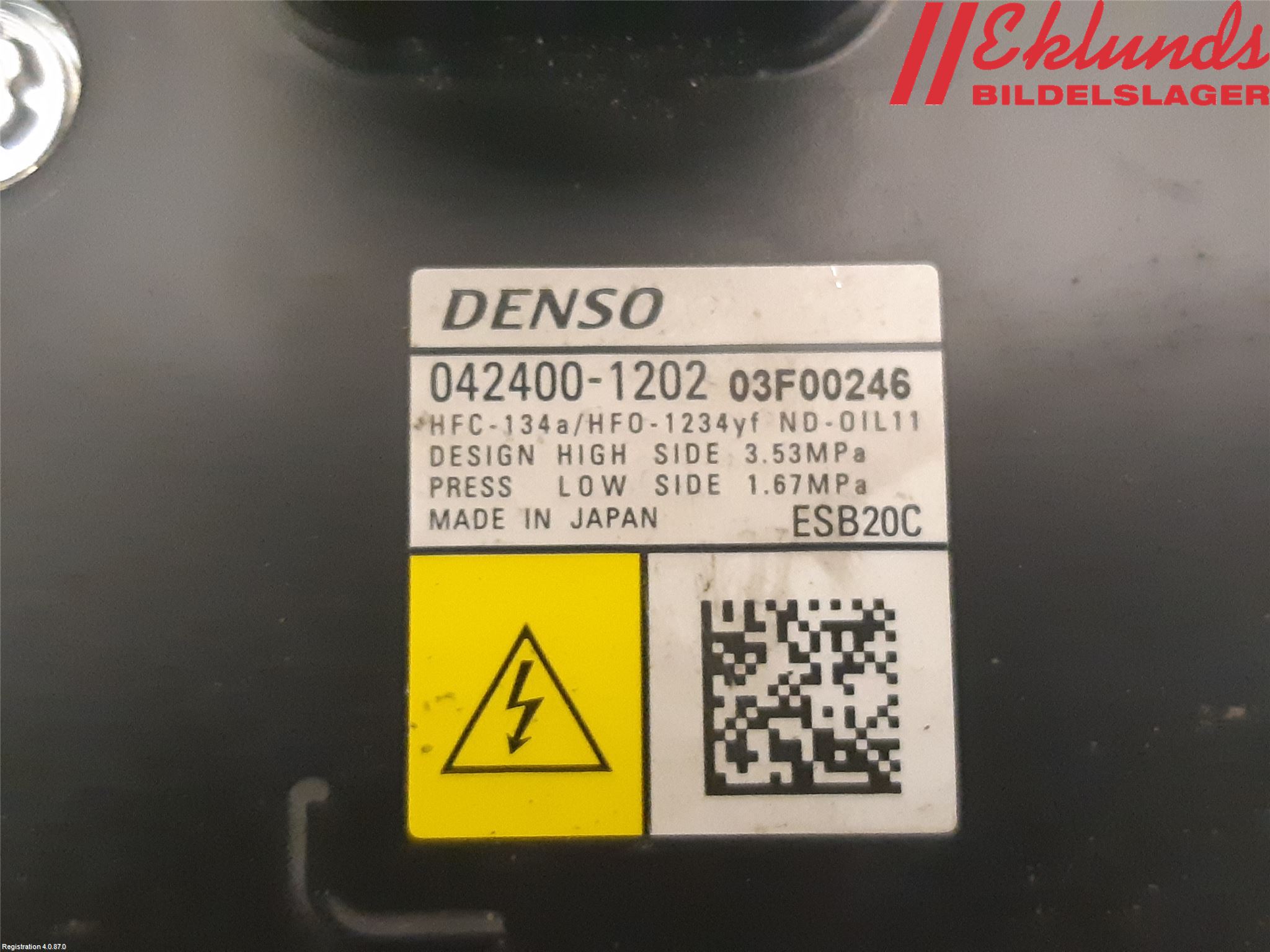 Toyota COROLLA 19- Ac Kompressor