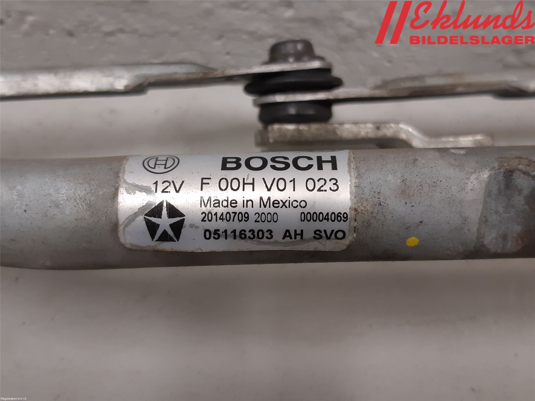 Fiat FREEMONT Torkarmekanism Vindruta