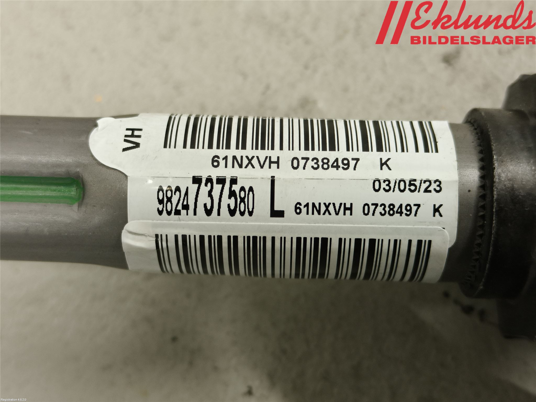 Peugeot 2008/E-2008 20- Rattaxelagg Justerbart