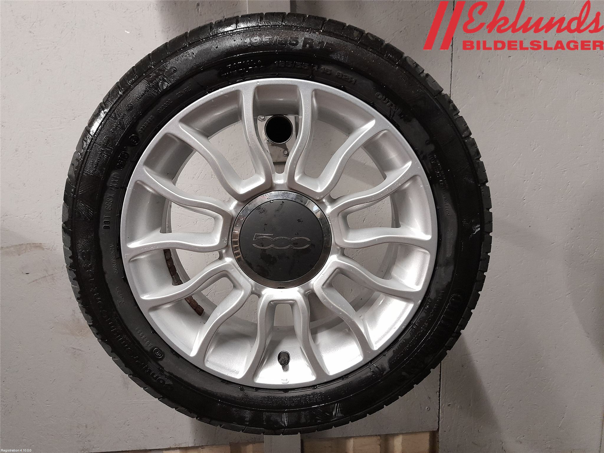 Fiat 500 07- Sommardäck Alumfälg 4St