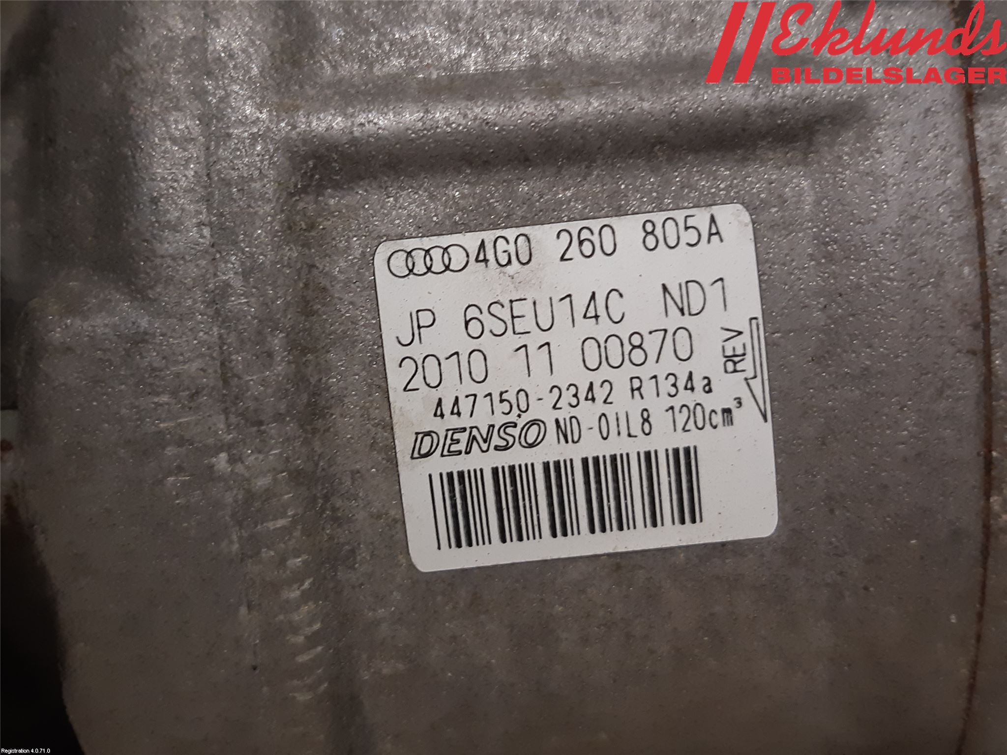 Audi A7/S7 4G 11-17 Ac Kompressor