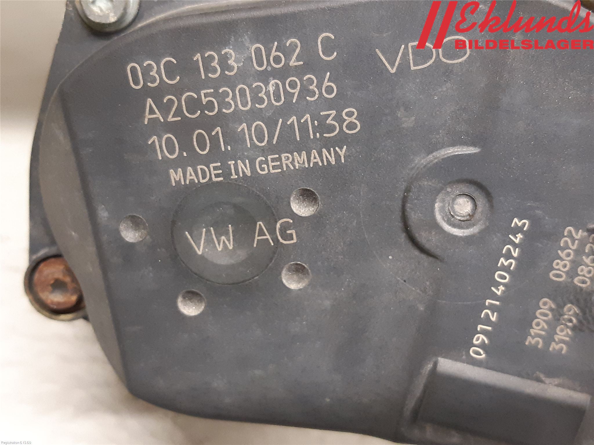 Volkswagen VW POLO 10-17 Injspjällhus
