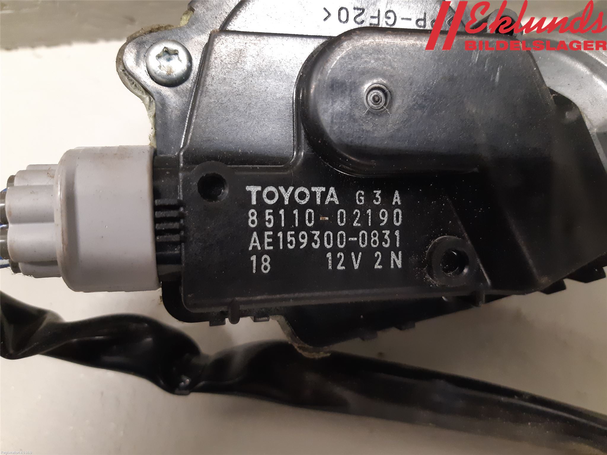 Toyota AURIS 10-12 Torkarmotor Vindruta