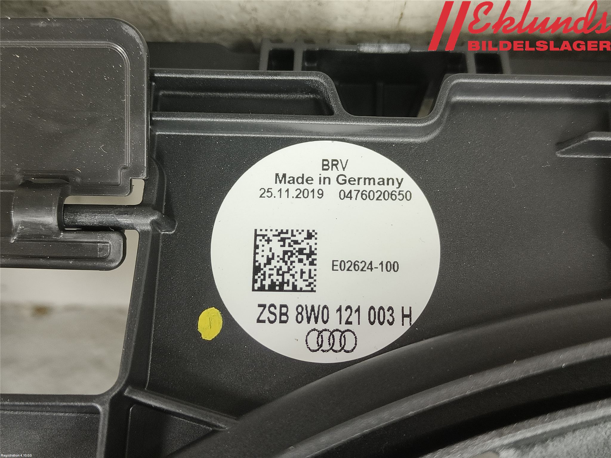 Audi A4/S4 B9 20- Kylfläkt El