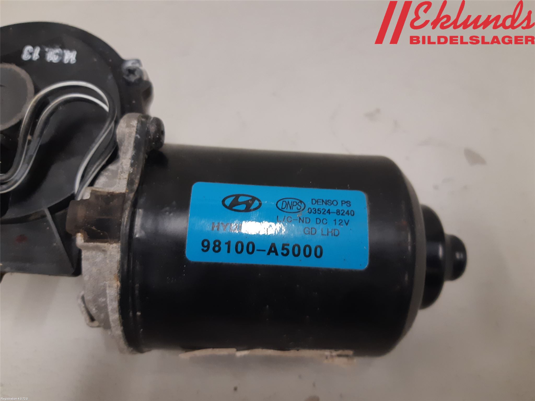 Hyundai i30 GD 13-17 Torkarmotor Vindruta