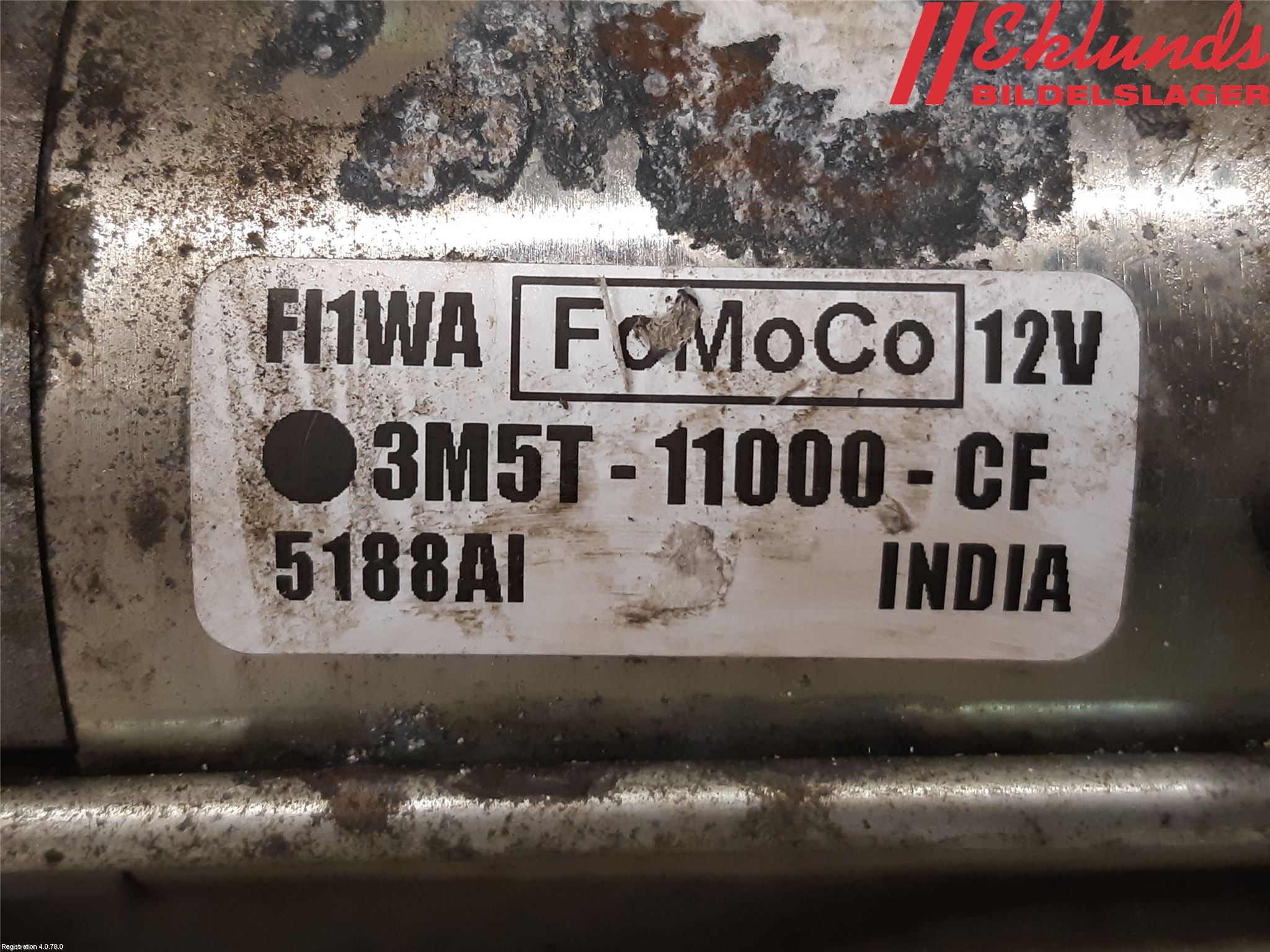 Ford TRANSIT/TOURNEO CONNECT 13-22 Startmotor Diesel