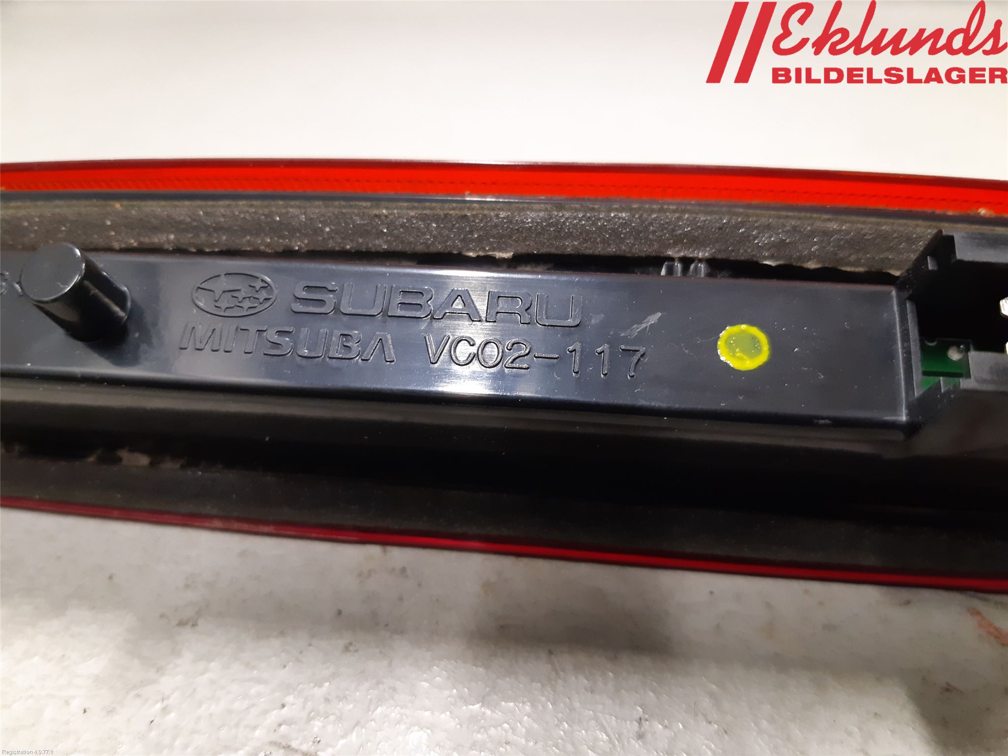 Subaru XV 12-17 Bromsljus Bakruta