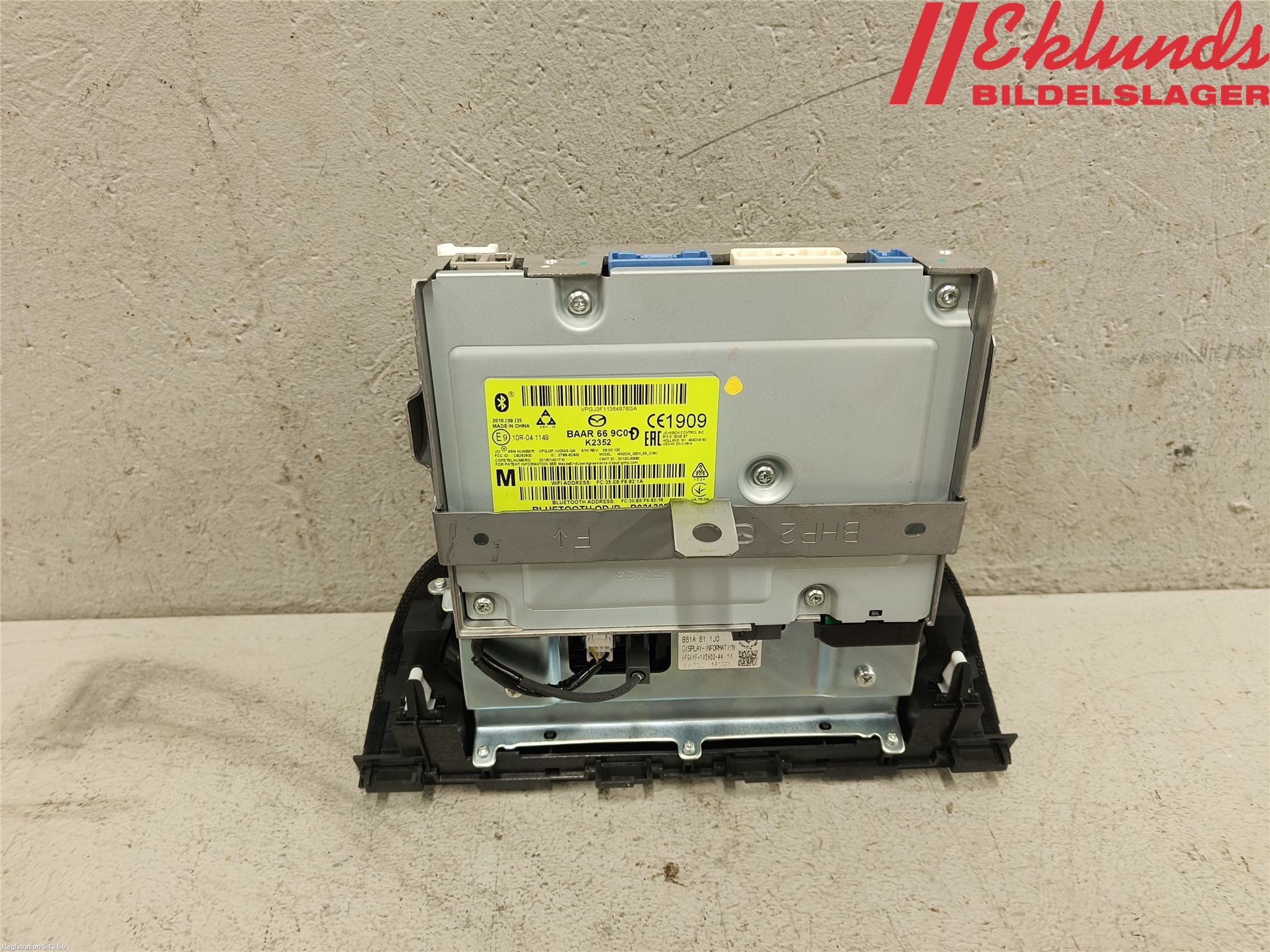 Mazda 3 III 14-19 Cd Radio - Multimediapanel