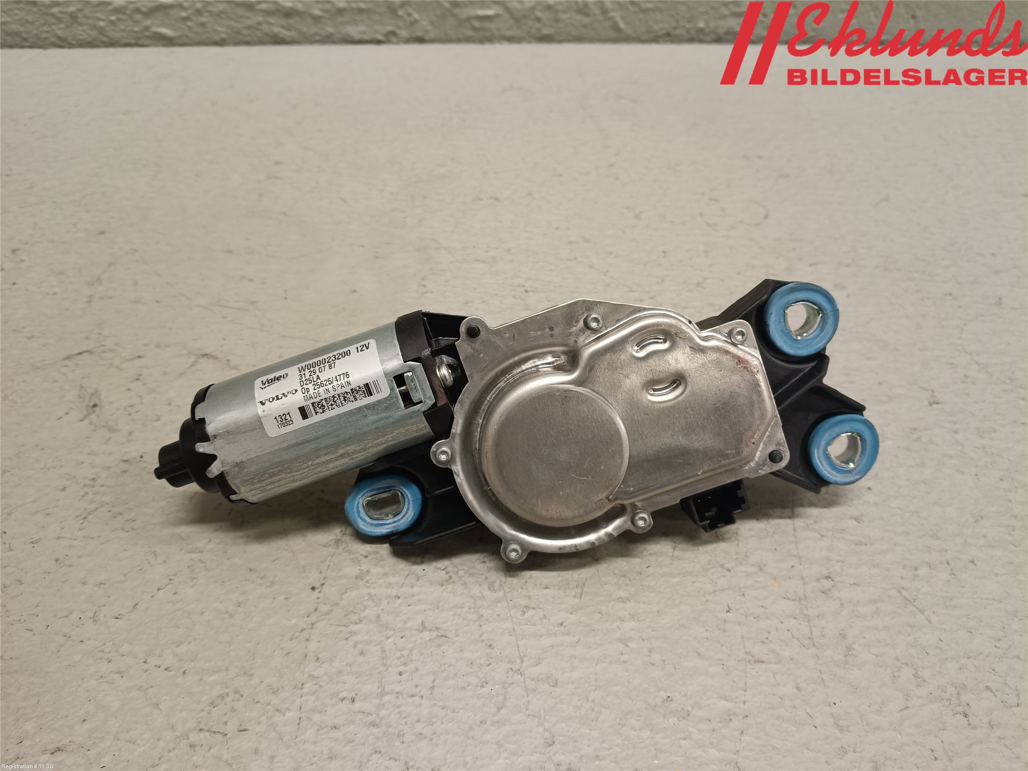 Volvo V70 08-13 Torkarmotor Baklucka