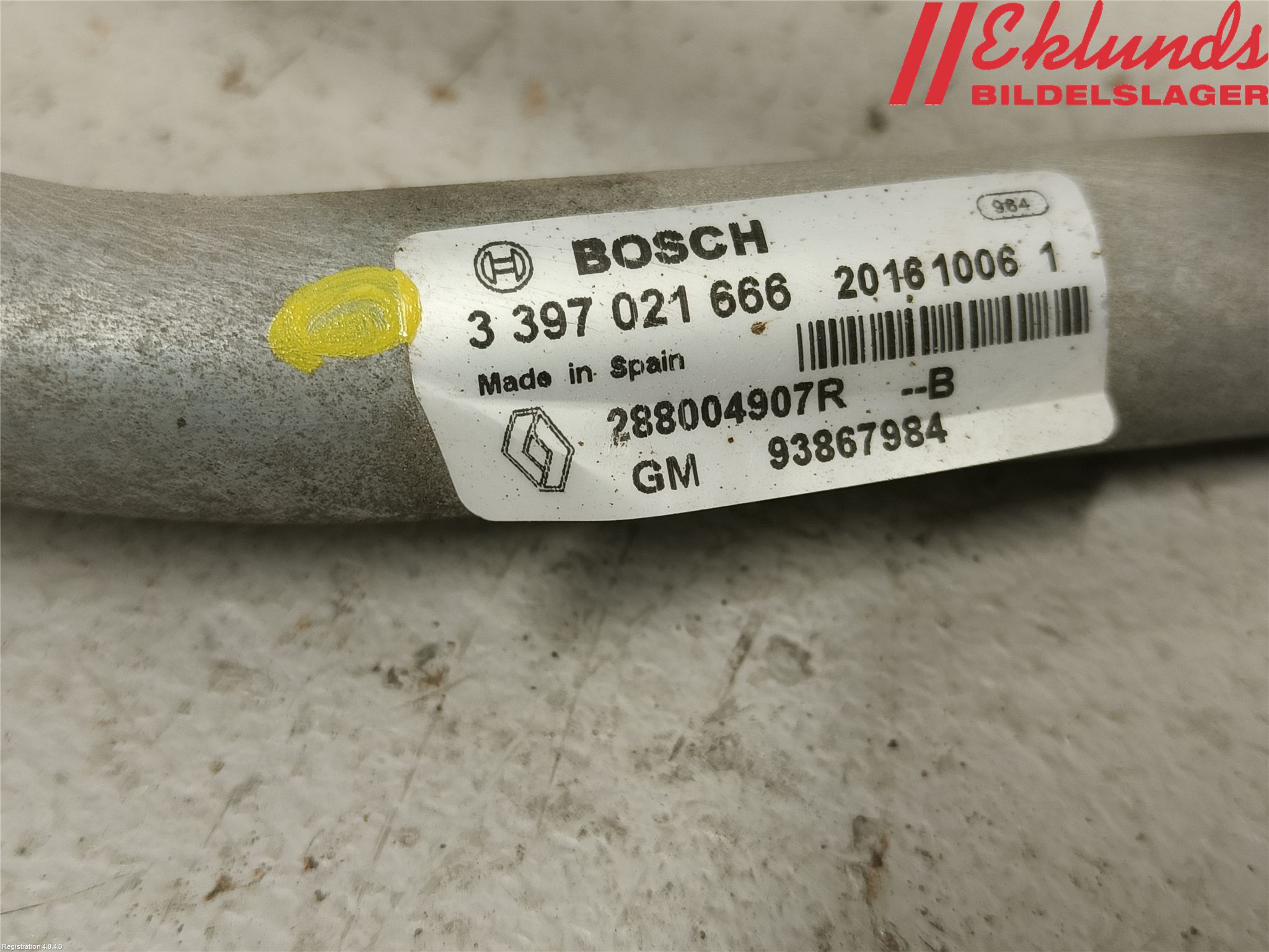 Fiat TALENTO 16- Torkarmekanism Vindruta