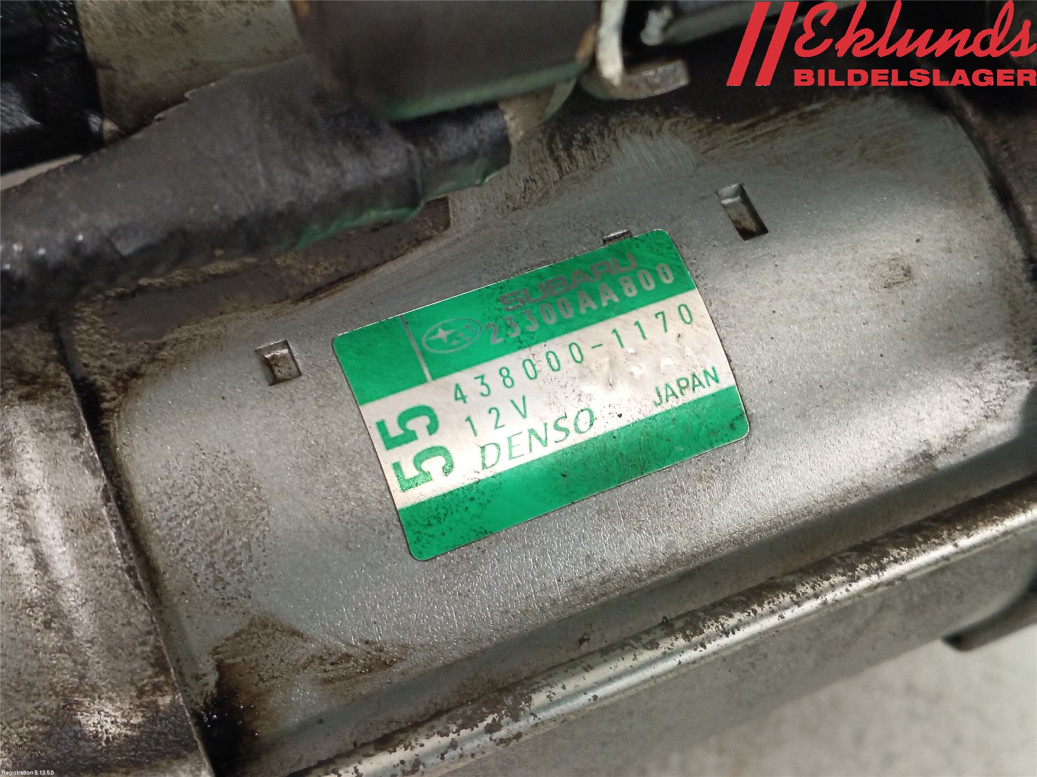 Subaru OUTBACK 15-20 Startmotor