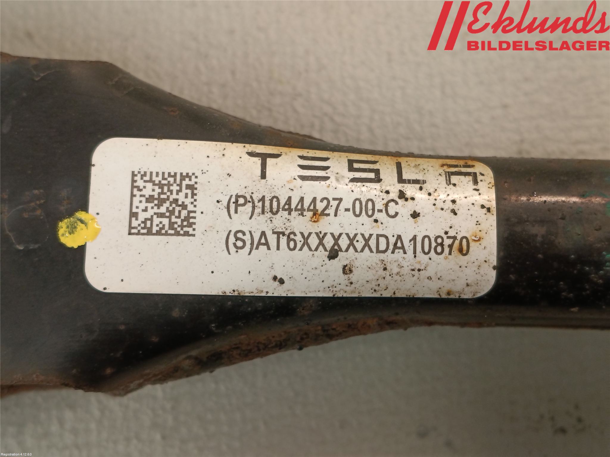 Tesla MODEL 3 17- Bärarm Bak Vänster