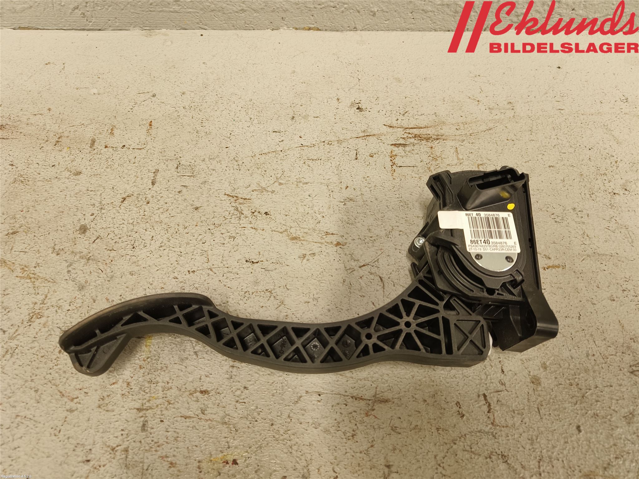 Opel VIVARO 20- Gaspedal