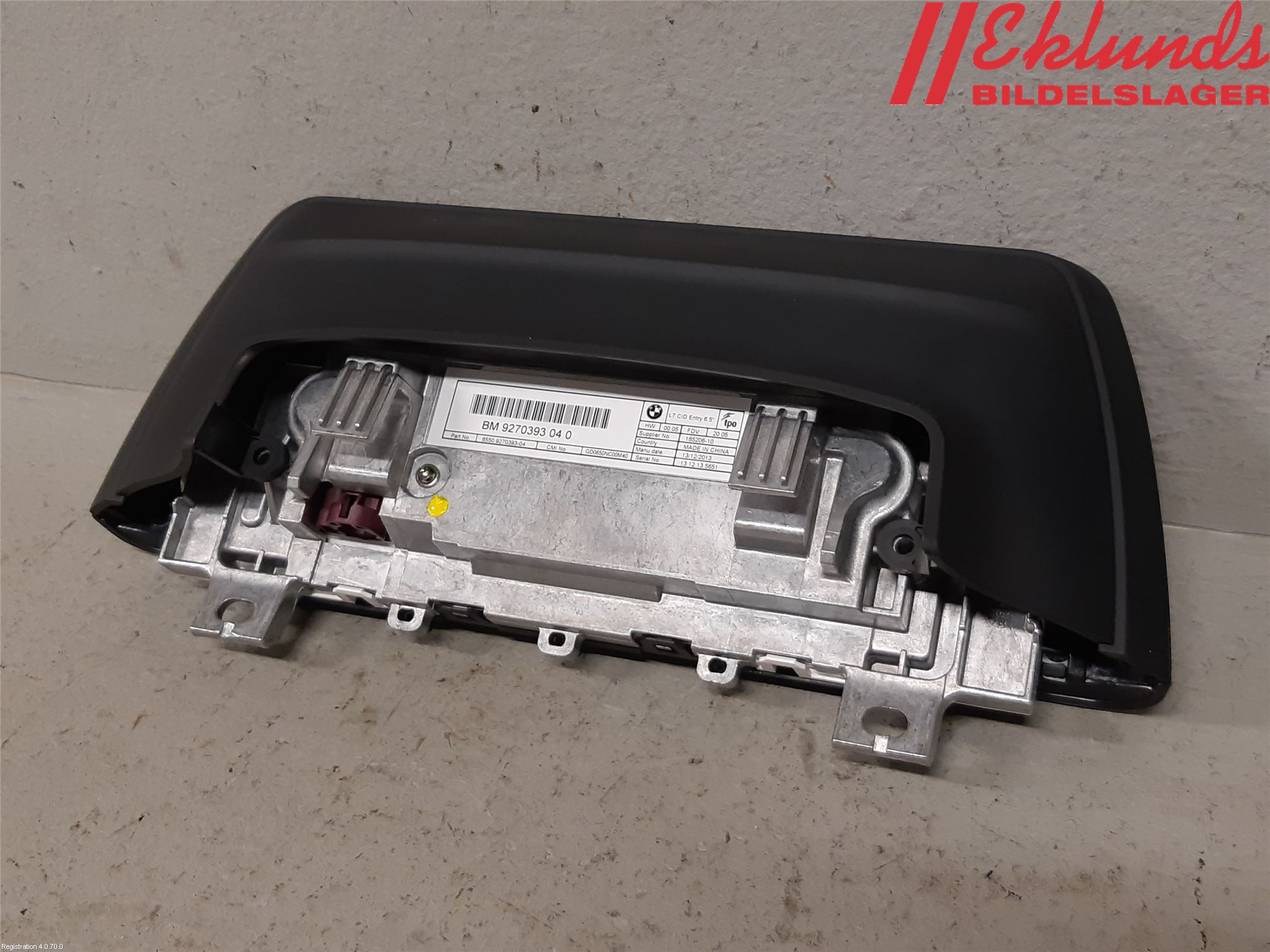 BMW 3 F30/F31/F80 12-19 Multifunktionsdisplay