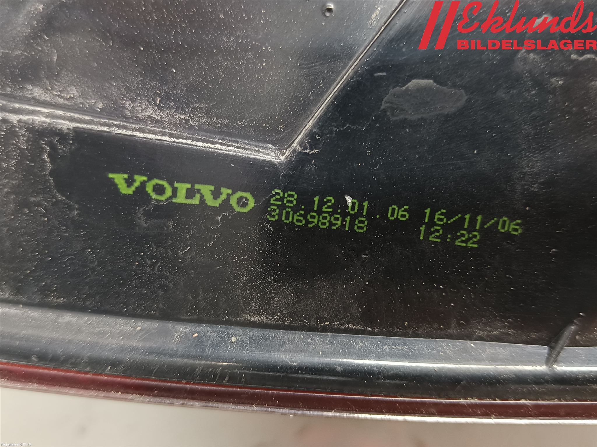Volvo V50 04-07 Bakljus Vänster
