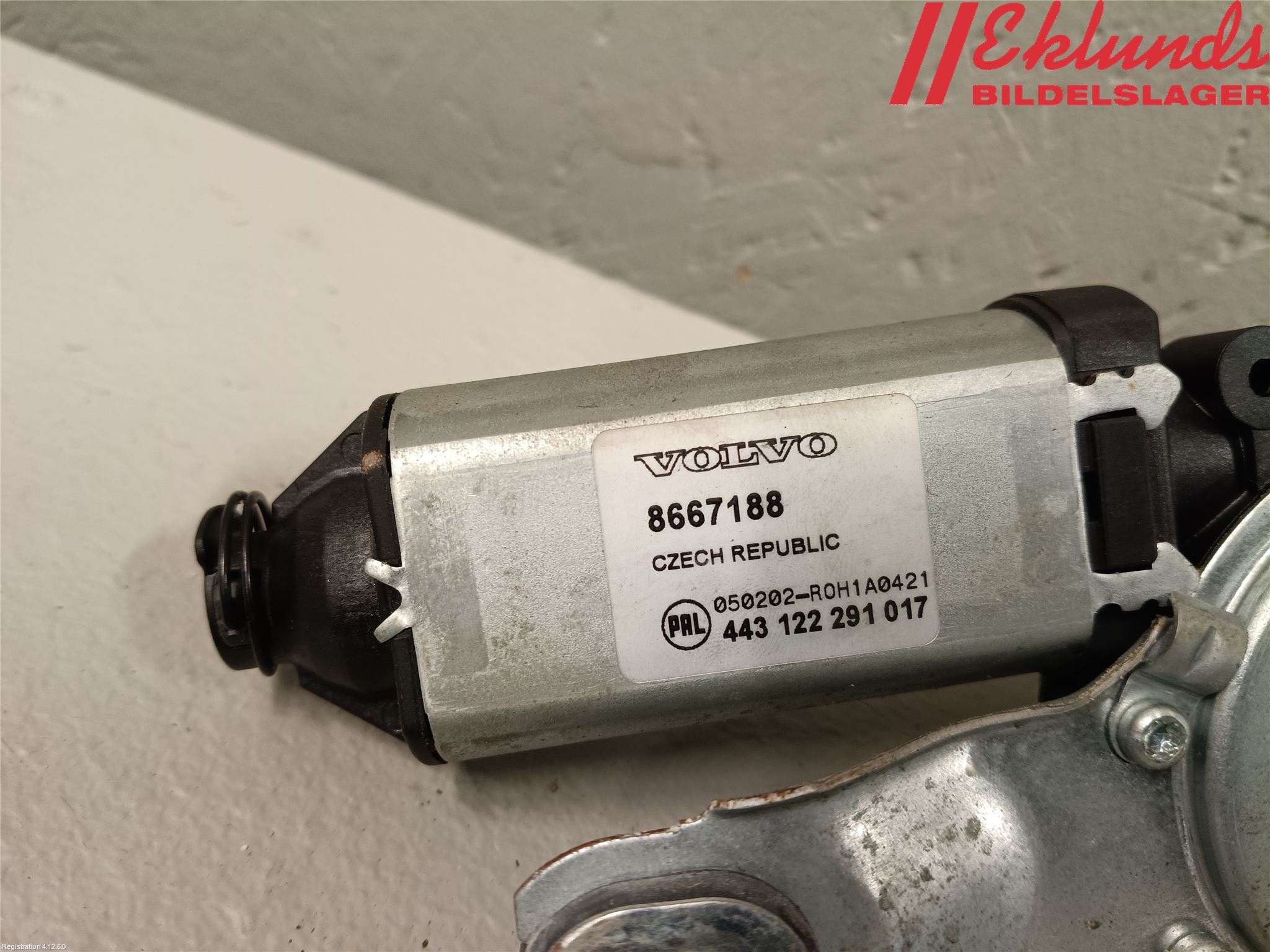 Volvo V70 05-08 Torkarmotor Baklucka