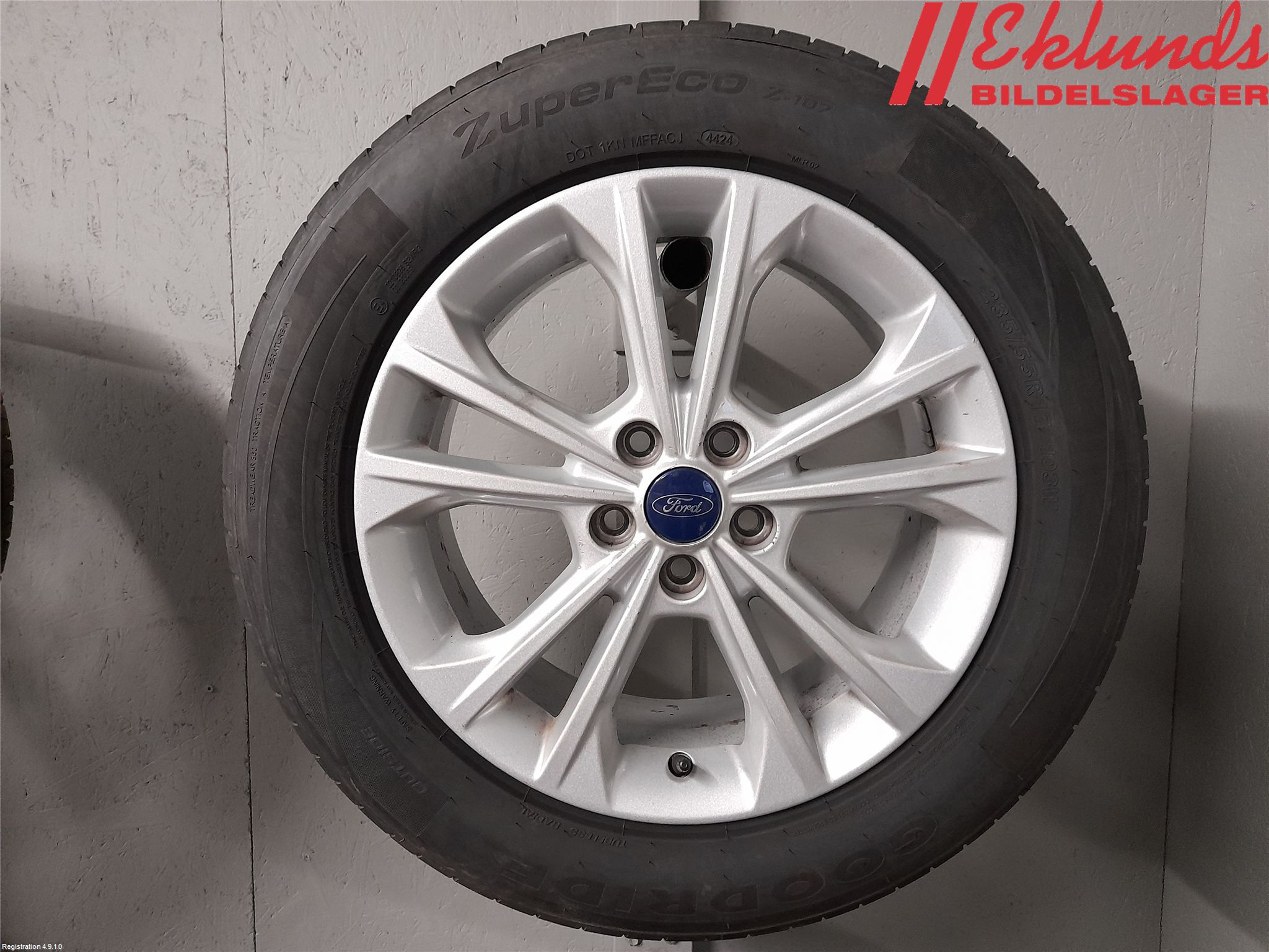 Ford KUGA 17-19 Sommardäck Alumfälg 4St